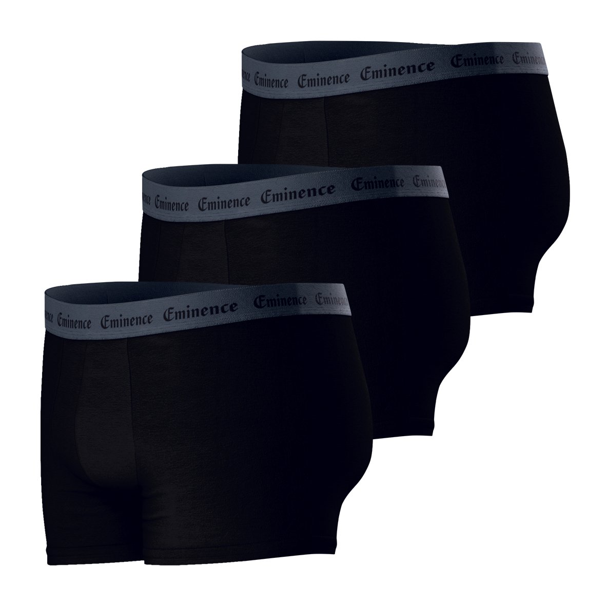 Boxer shorts, pack of 3, business EMINENCE Black