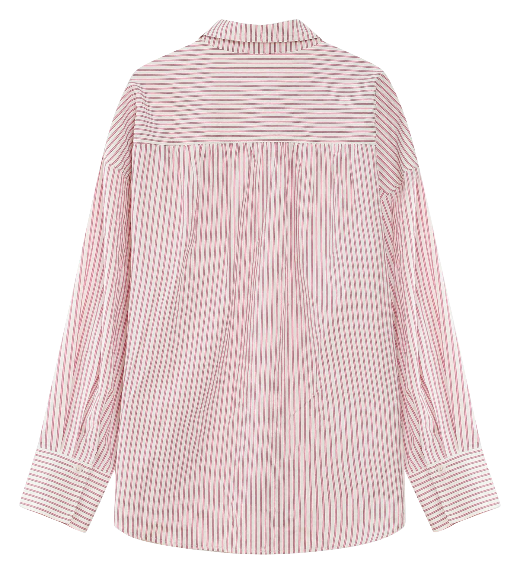 Chemise mit klassischem Kragen, geradem Schnitt, aus bedruckter Baumwollmischung GRACE ET MILA Rosa