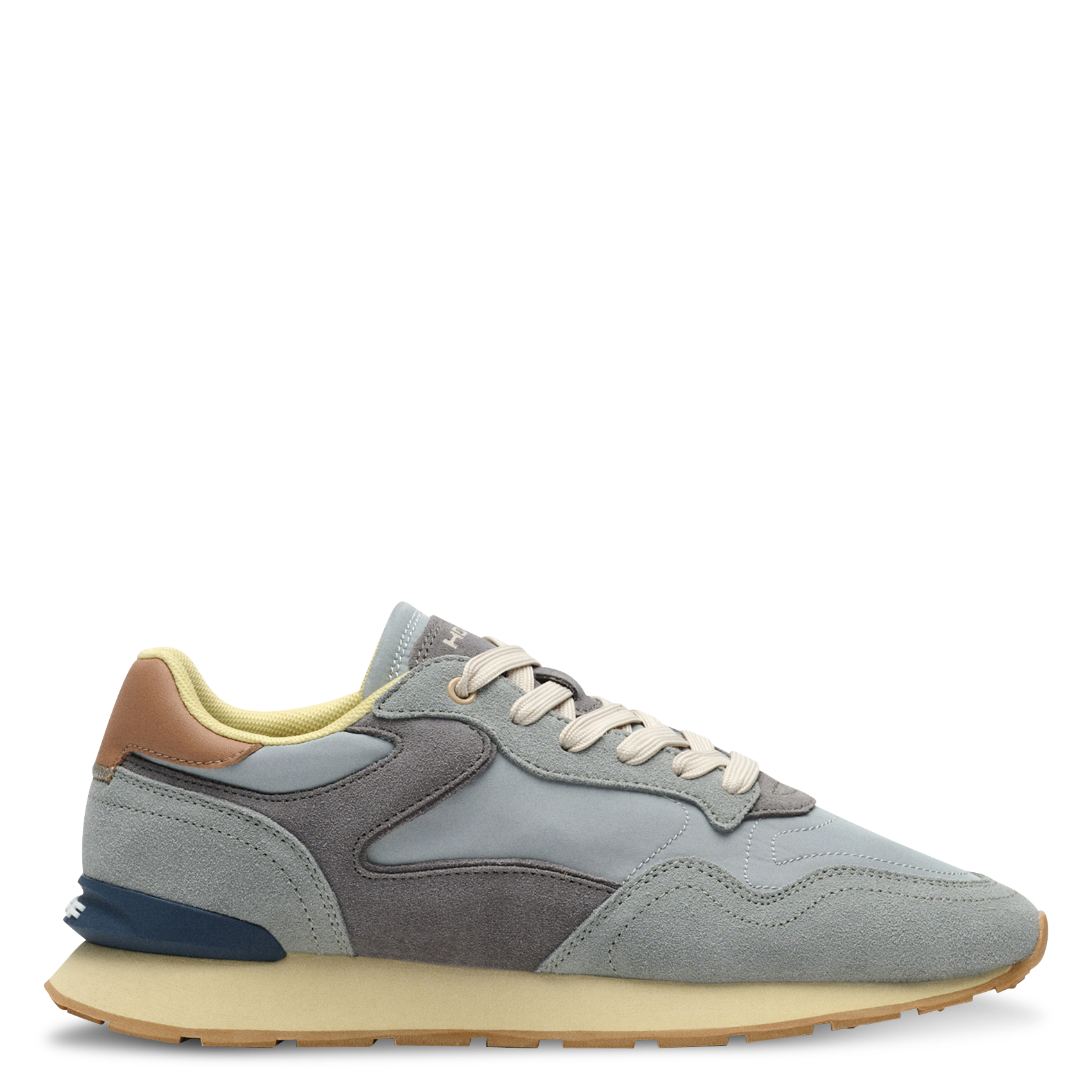 Niedrige Sneaker aus Leder-Mix HOFF Blau