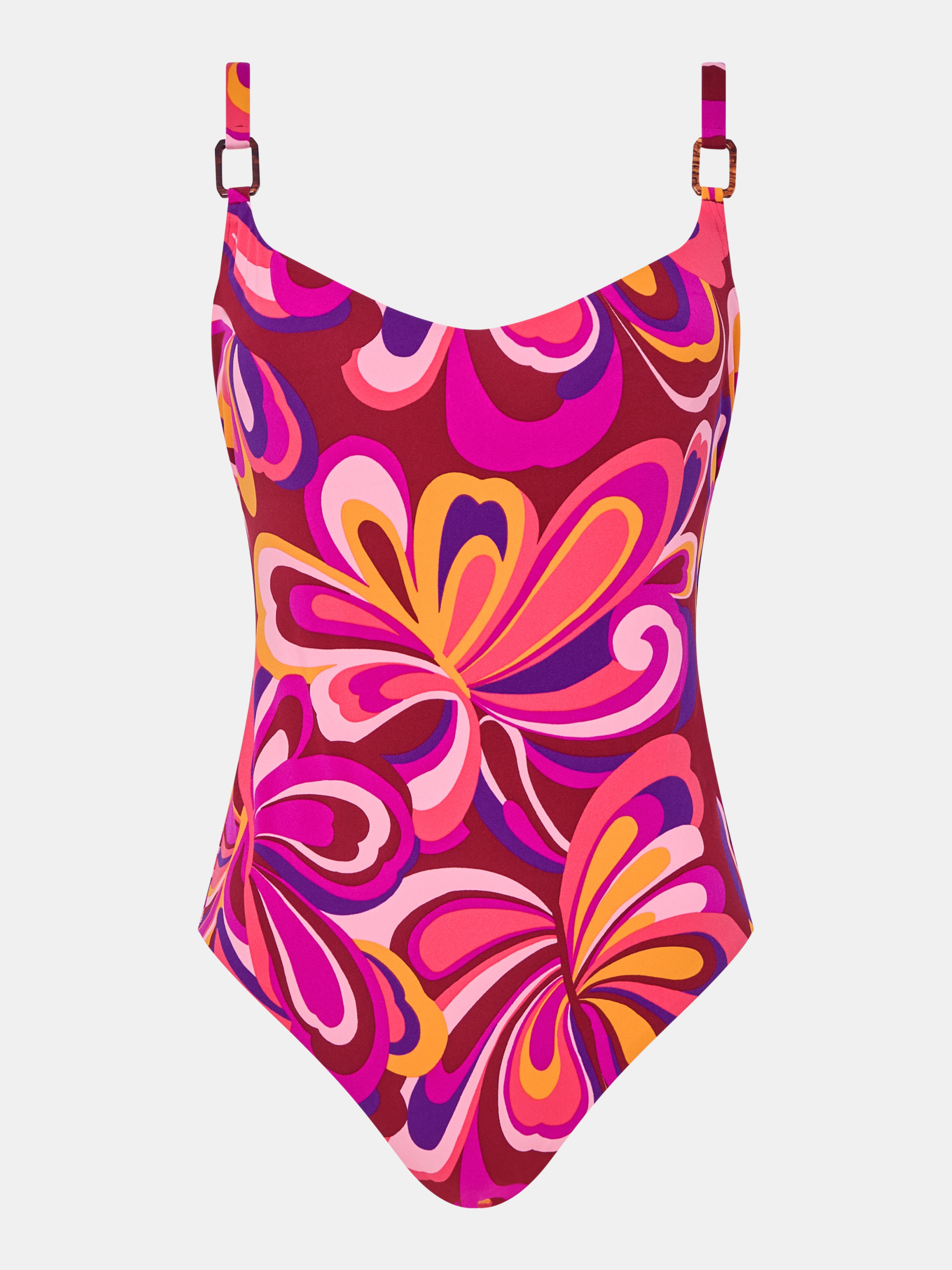 One-piece swimsuit CHANTELLE Red