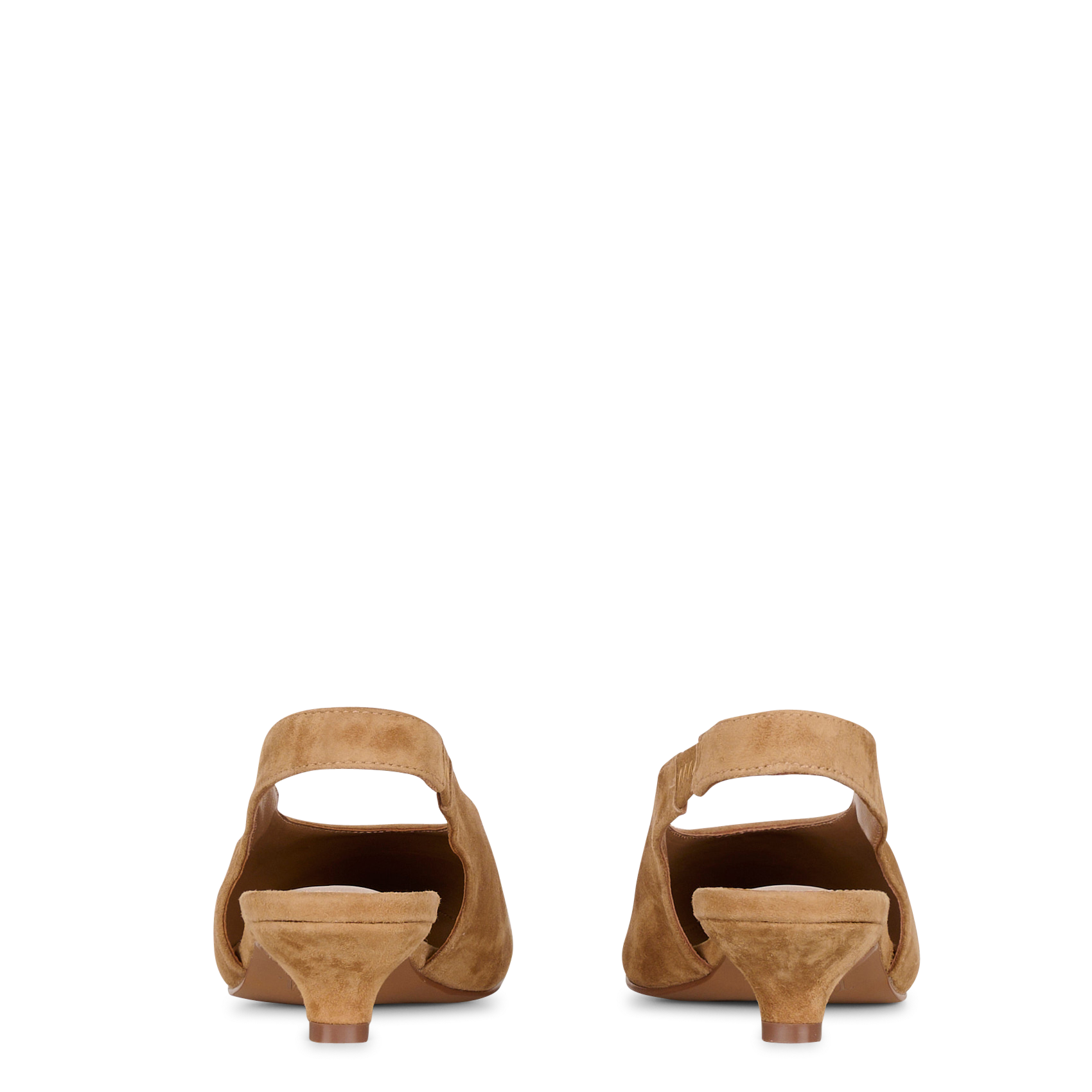 Escarpins en cuir velours TORAL Marron