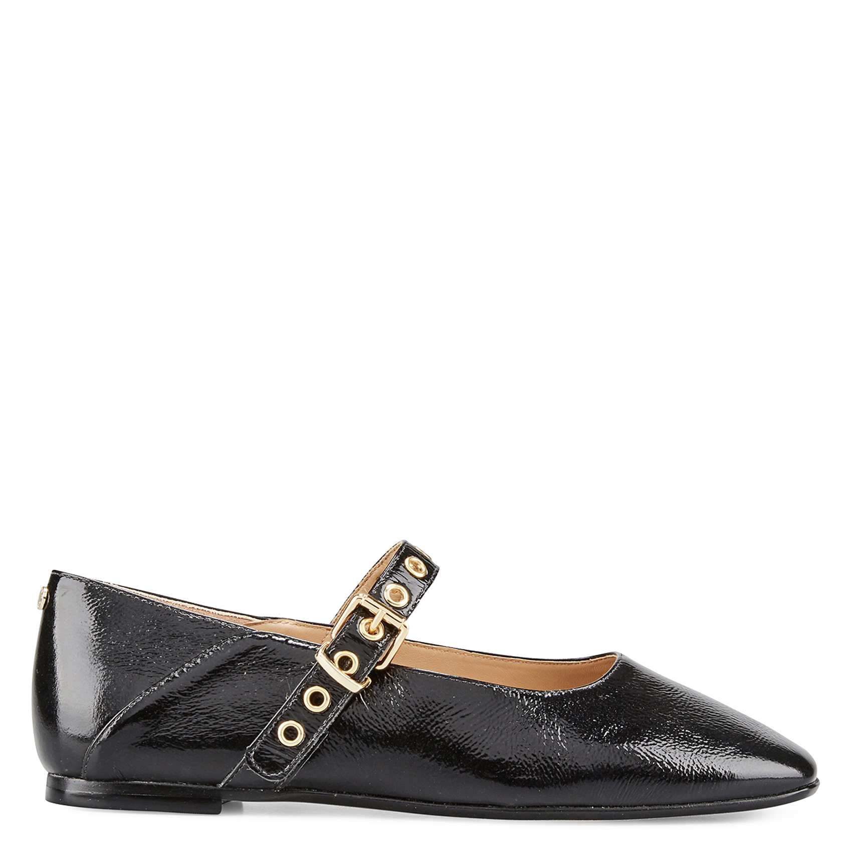 Ballerines en cuir vernis COSMOPARIS Noir