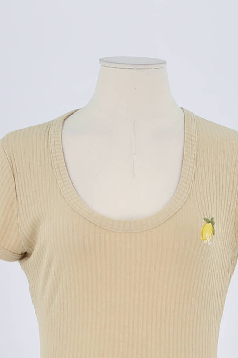 T-shirt ROUJE - Seconde Main Beige