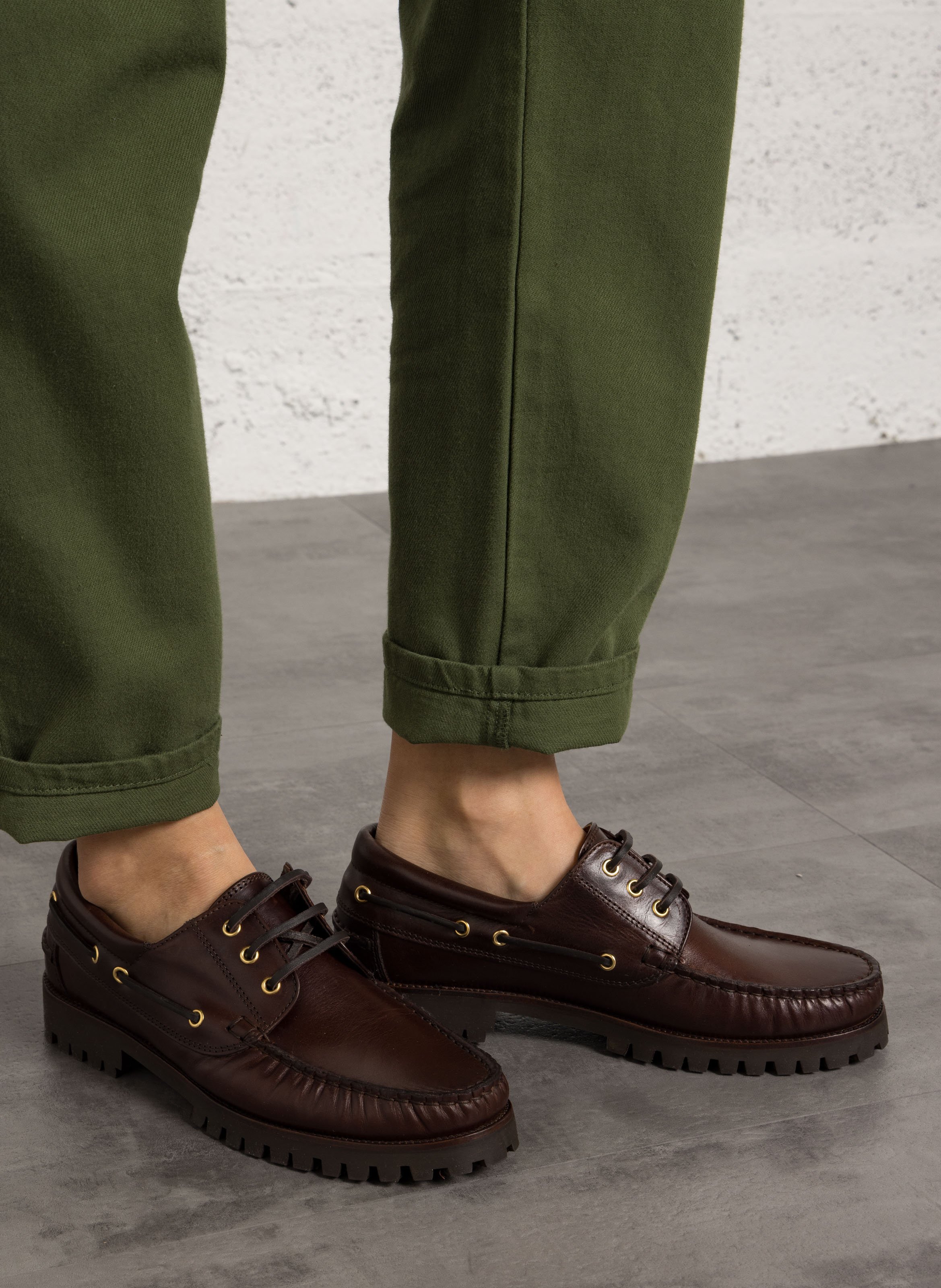 Derbies en cuir BOBBIES Marron