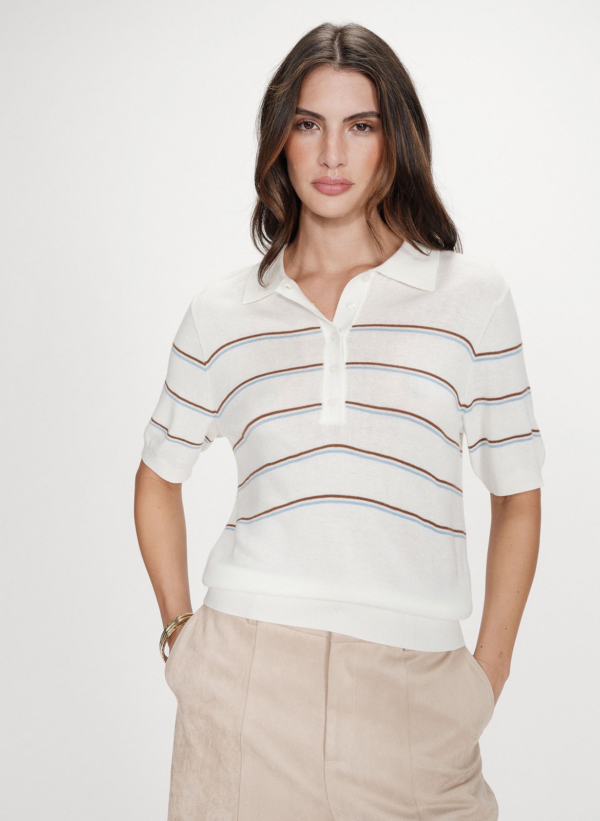 Polo à rayures GRACE ET MILA