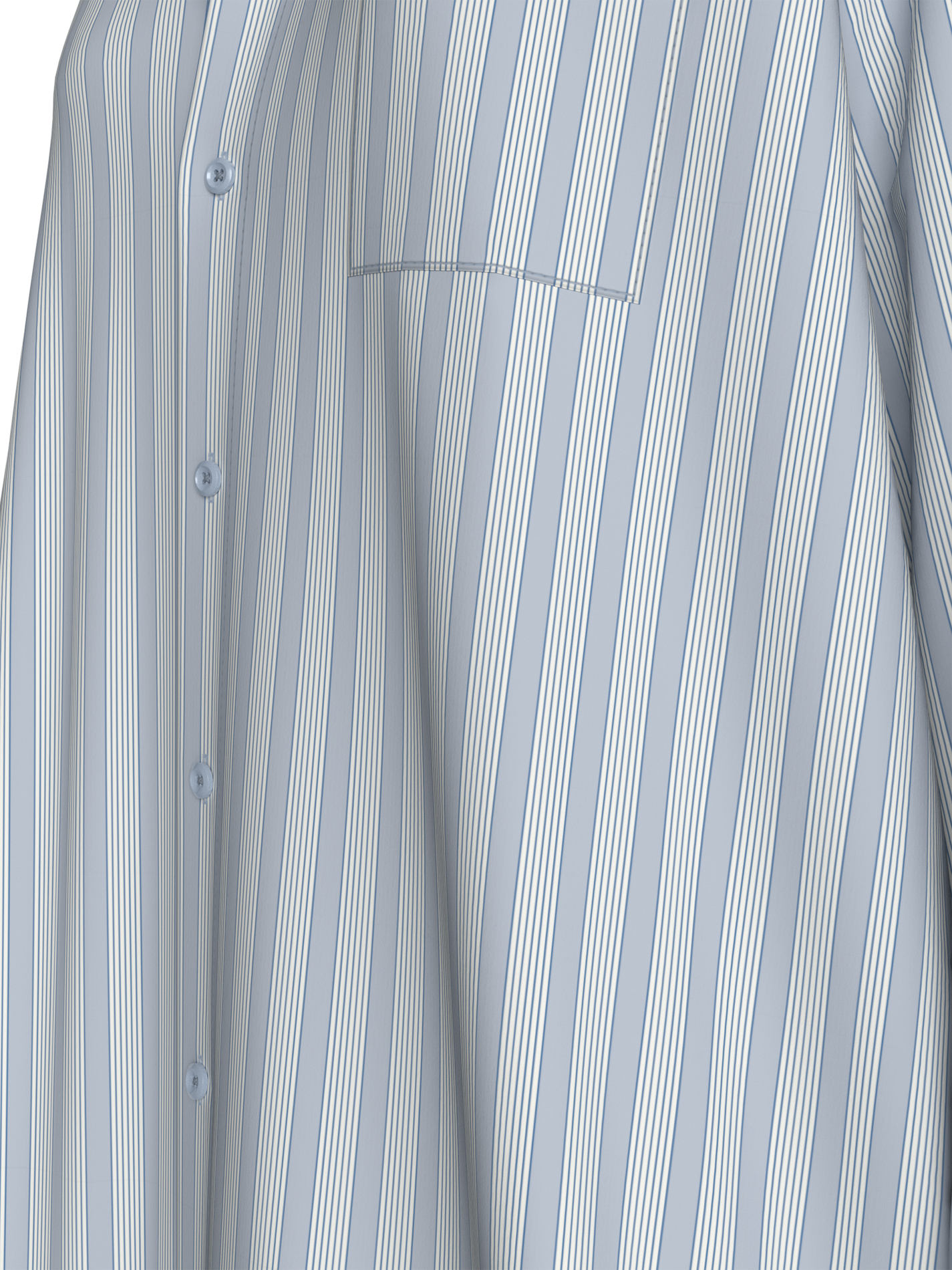 Chemise ample en coton CALVIN KLEIN UNDERWEAR Bleu