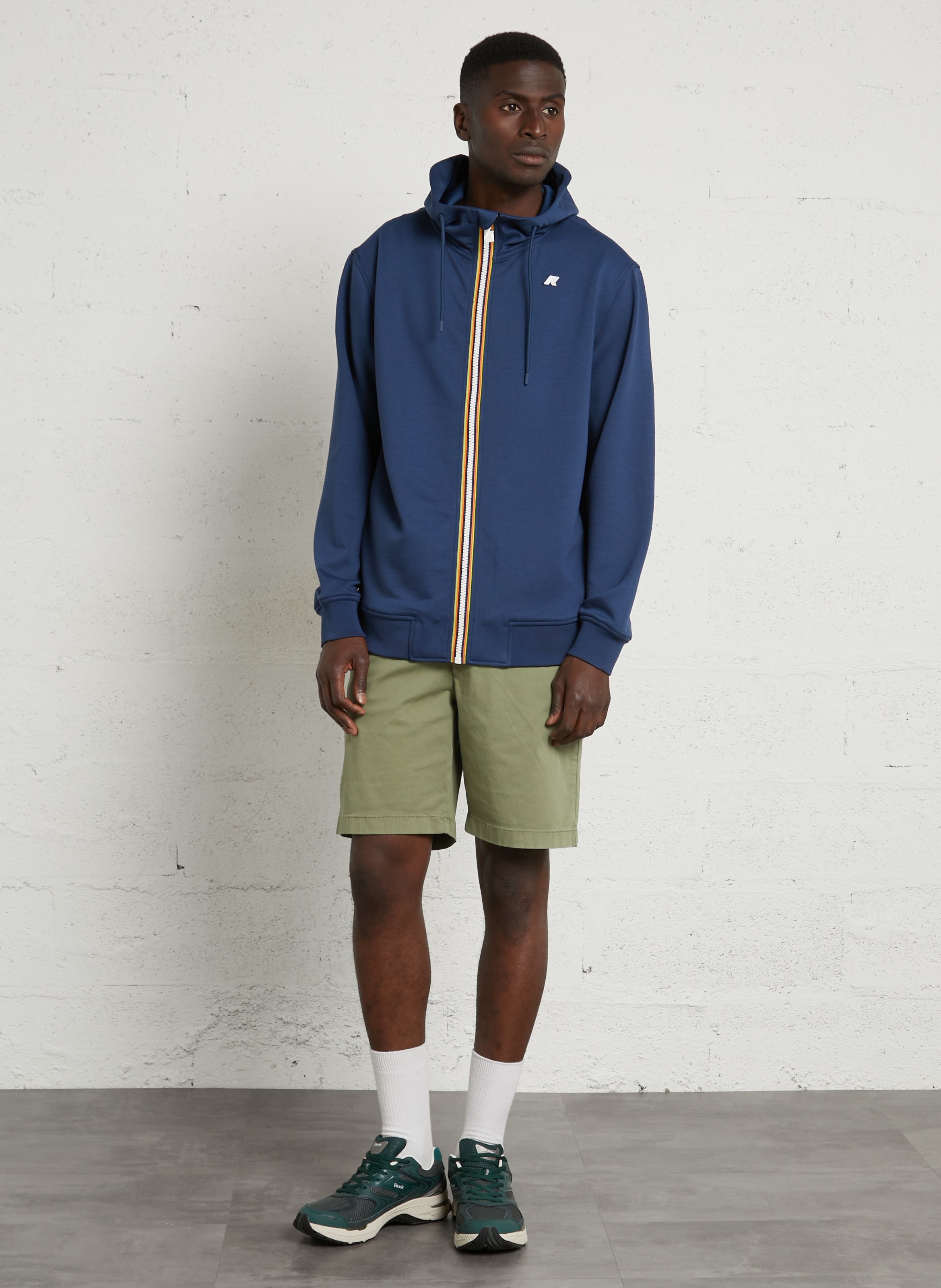 Short droit en coton mélangé PEPE JEANS Vert