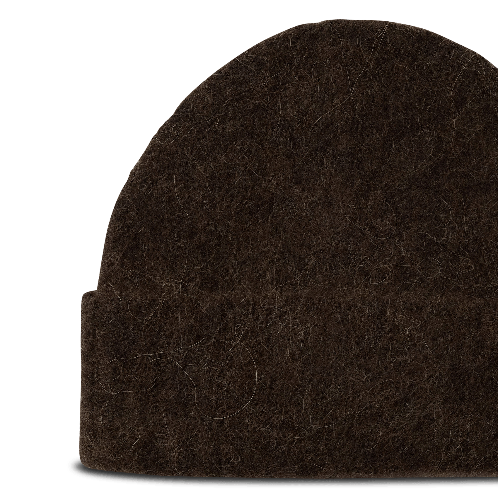 Wool-blend beanie SELECTED Brown