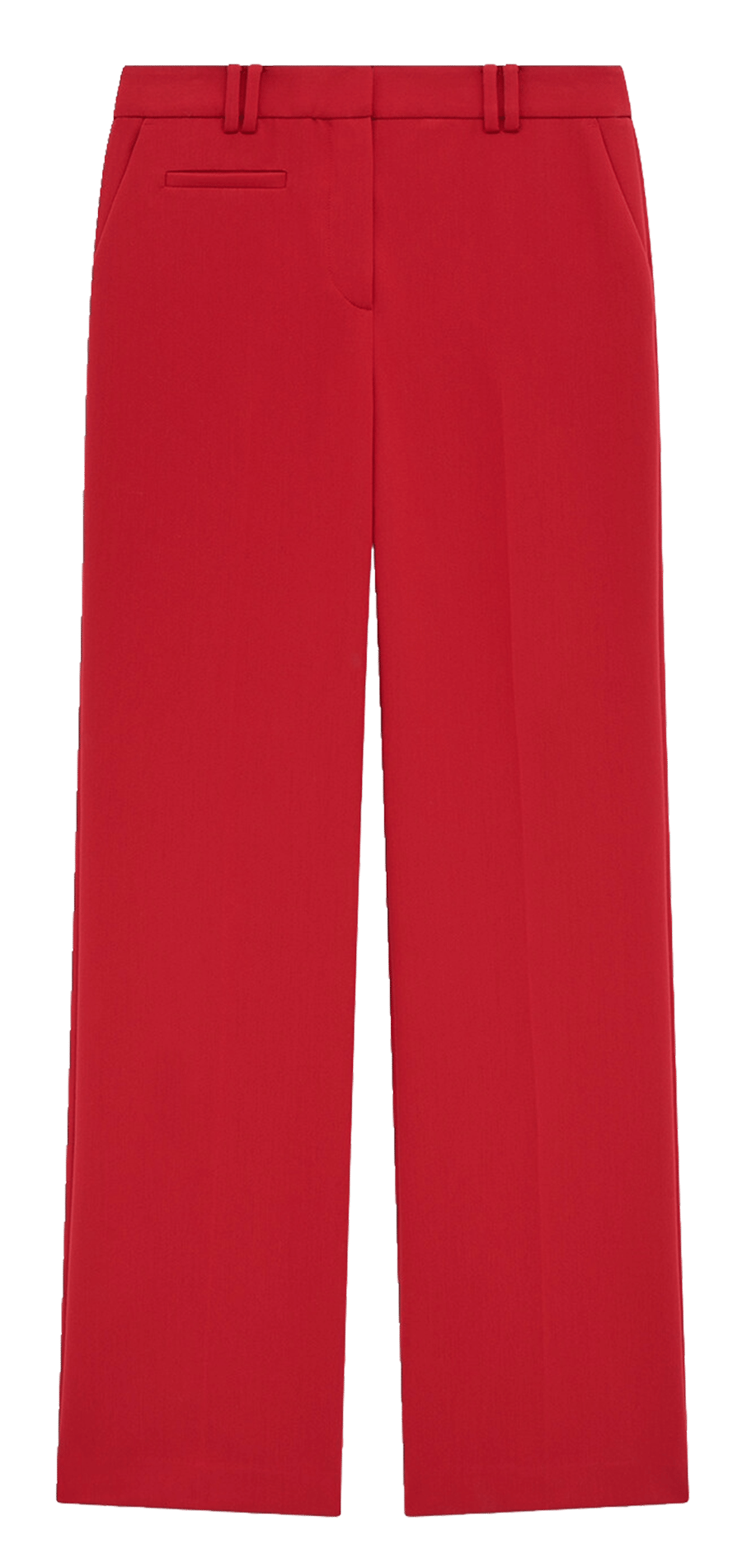 Plain straight trousers CAROLL Red
