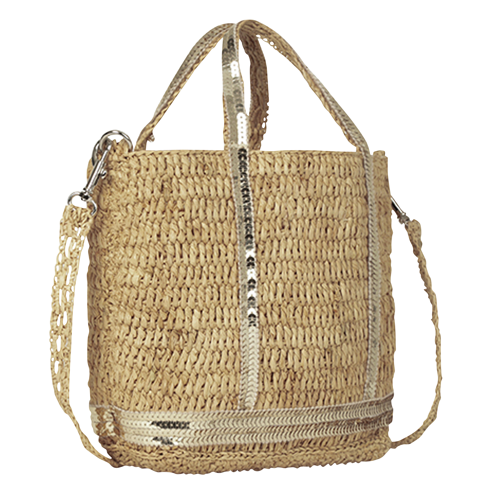 Bast-Shopper mit Schulterriemen VANESSA BRUNO Golden