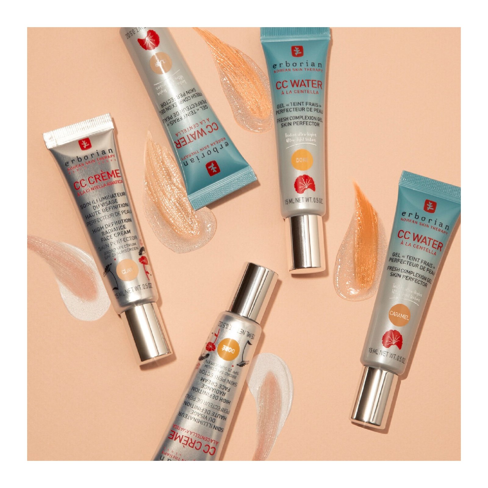 CC WATER - Perfectionerende, getinte gel ERBORIAN Doré