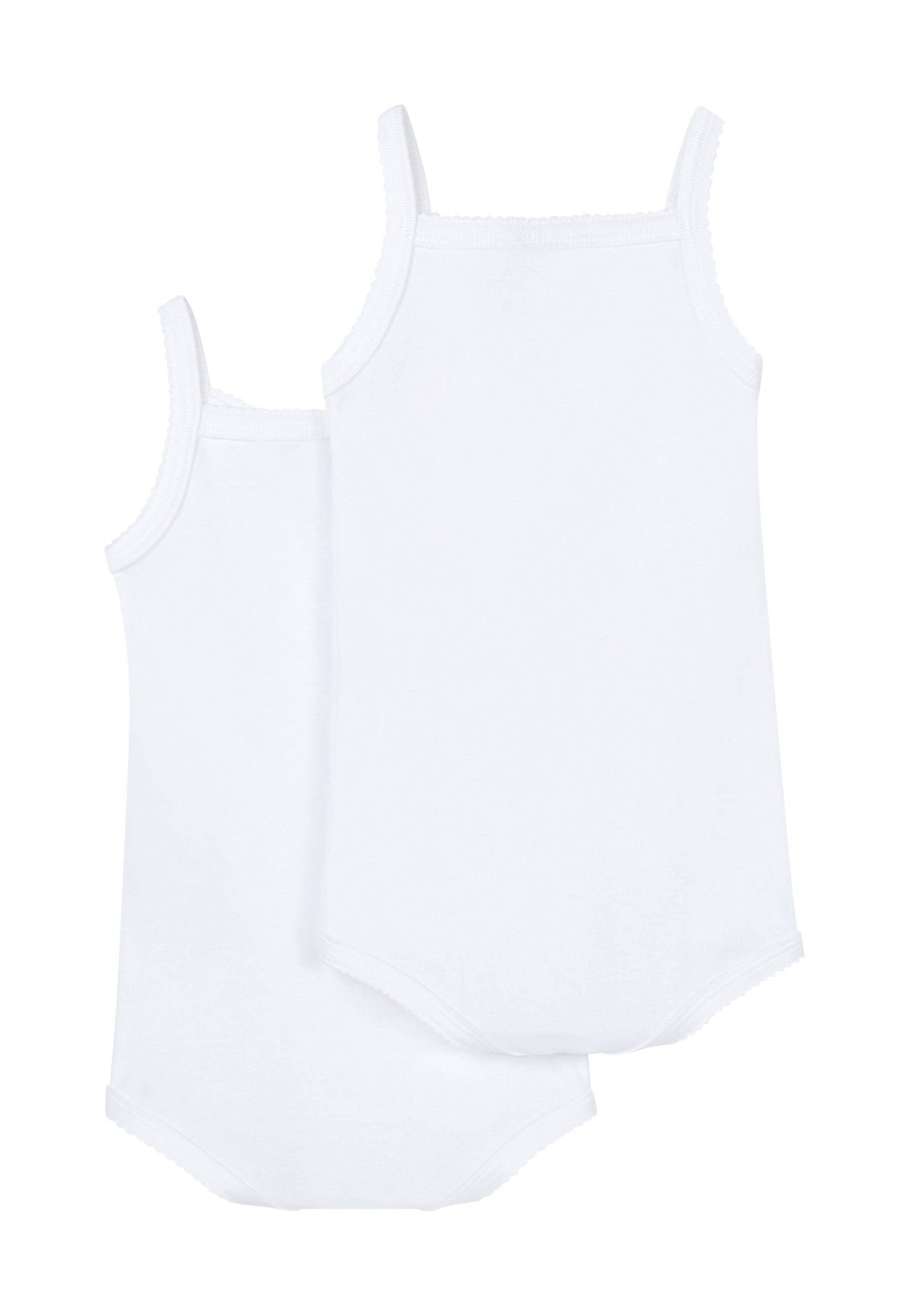 Lot de 2 bodies à bretelles en coton PETIT BATEAU Multicolore