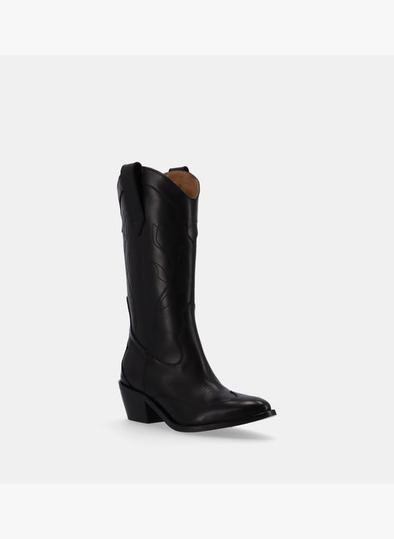 Bottes en cuir Noir