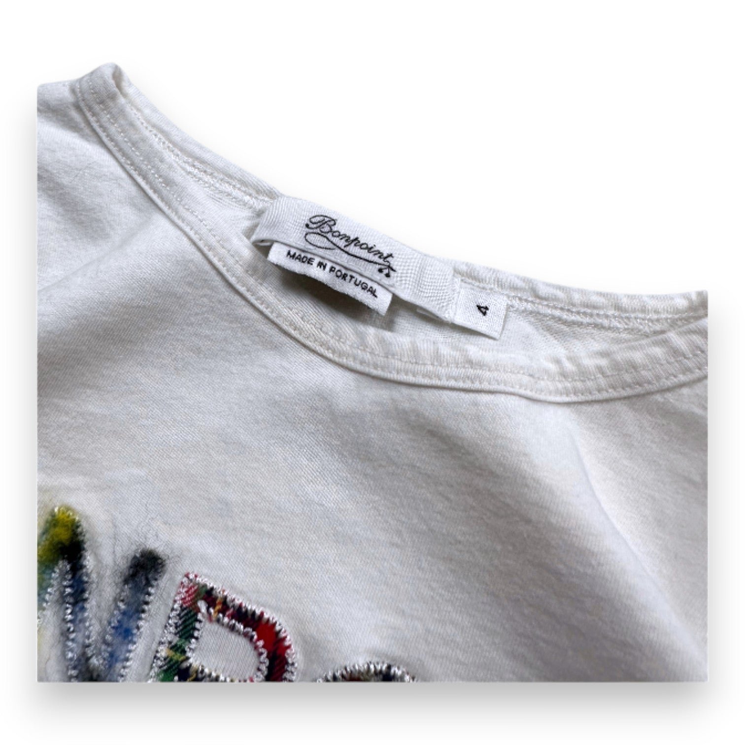 White Kids T-shirt - 4 years BONPOINT - Seconde Main White