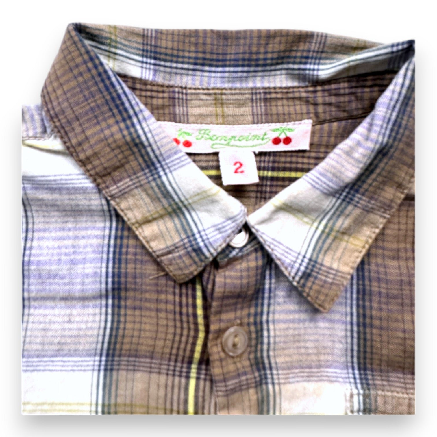 Brown baby shirt - 24 months BONPOINT - Seconde Main Brown