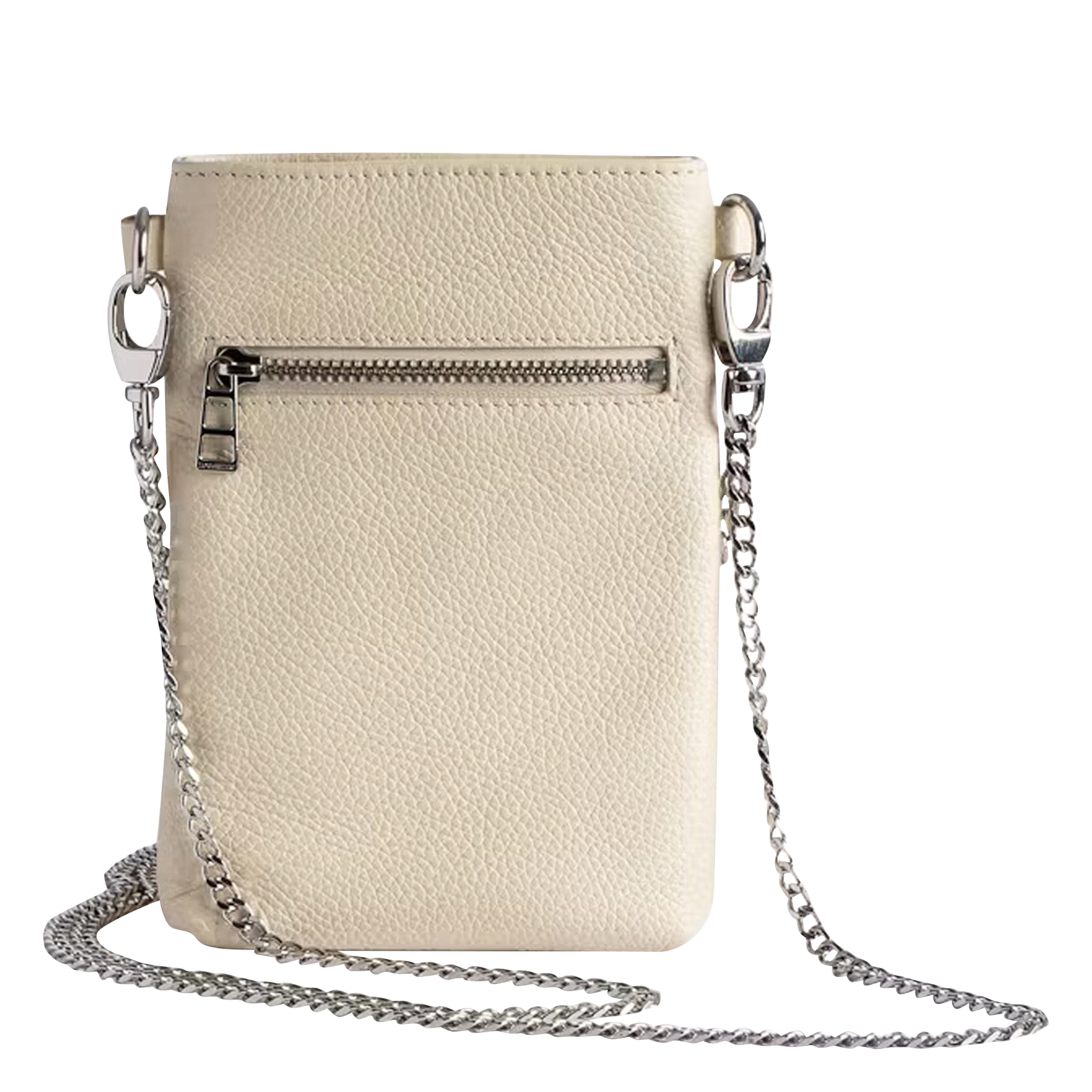 Smartphone-Tasche aus Leder ZADIG&VOLTAIRE Weiss