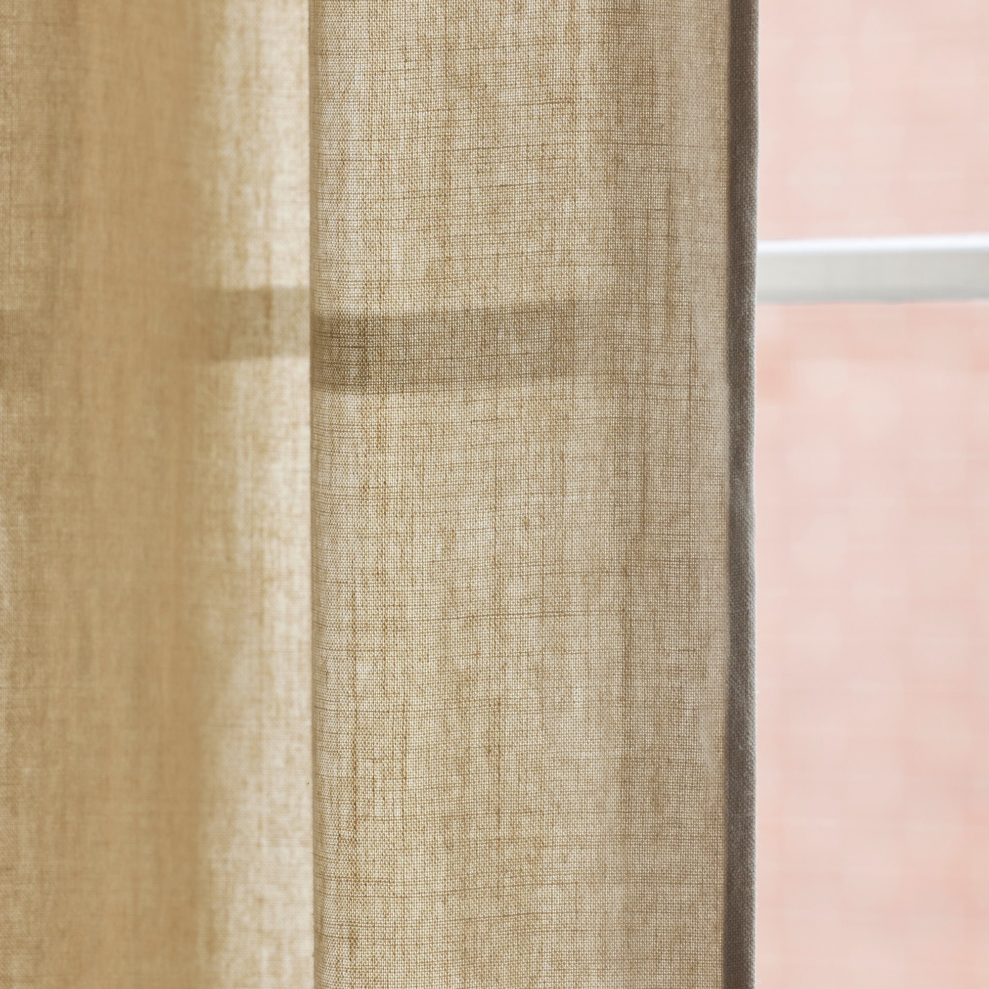 AUBIN - Linen curtain with eyelets MADURA Beige