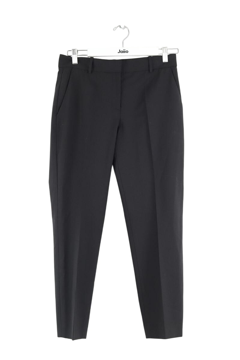 Bandol straight woollen trousers THEORY - Seconde Main Black