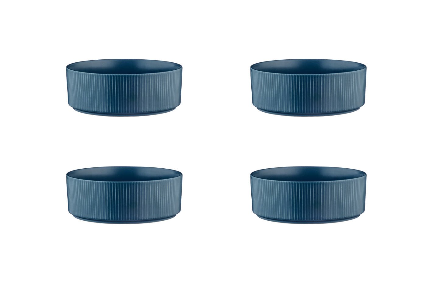 Scandi bowl ø16.5cm - 4 pieces - navy BJORN Blue