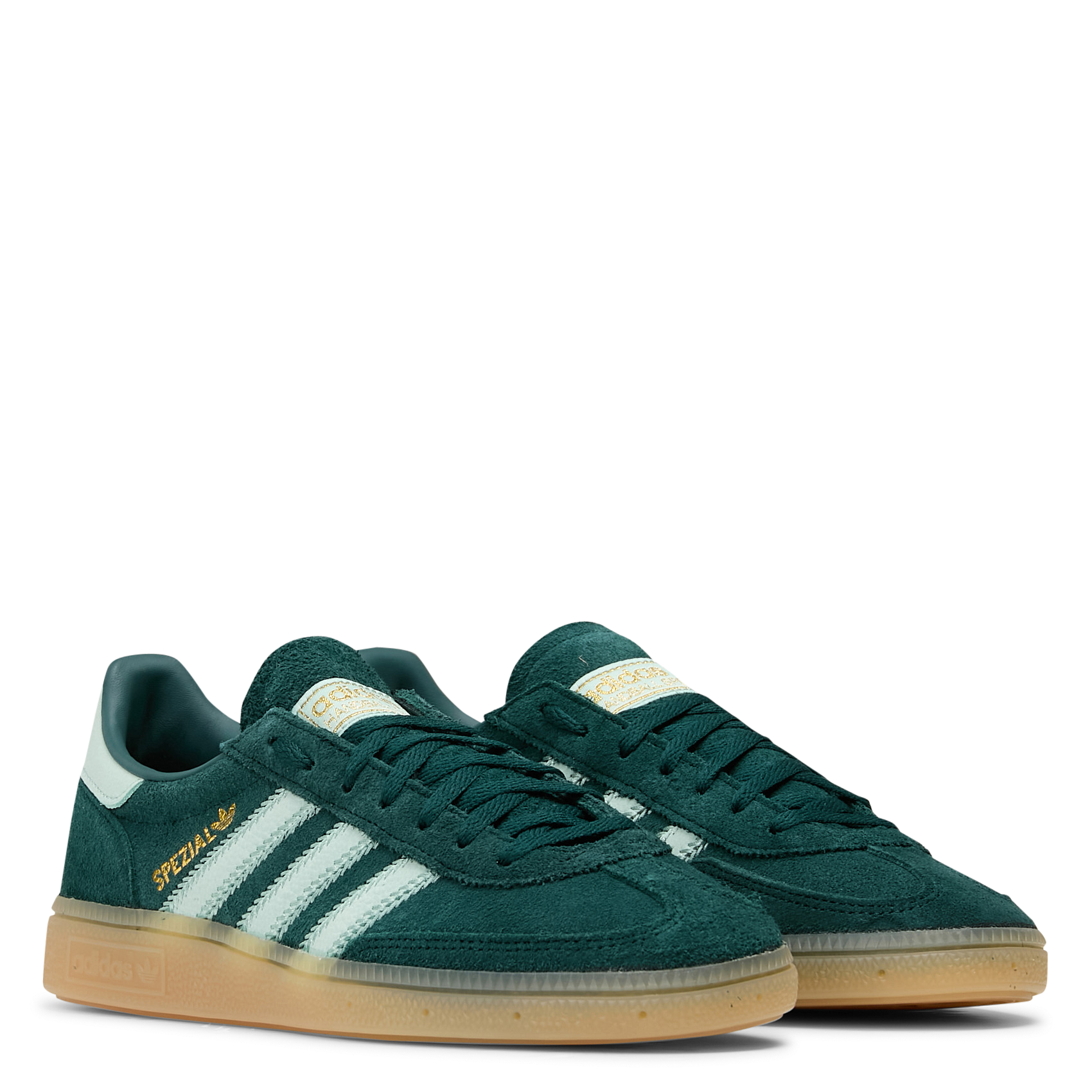 Baskets basses en cuir ADIDAS Vert