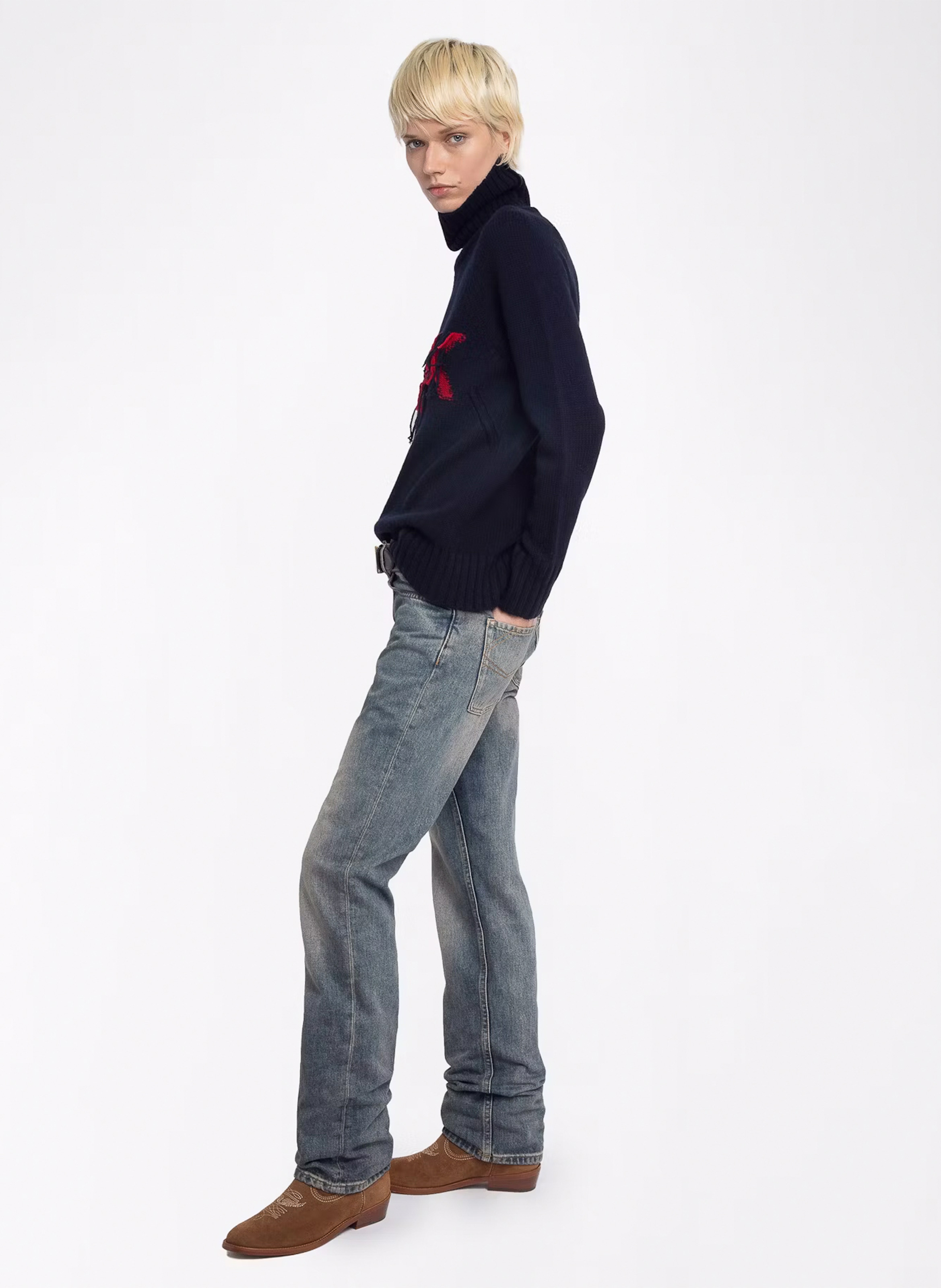 Pullover dritto in lana ZADIG&VOLTAIRE Blu