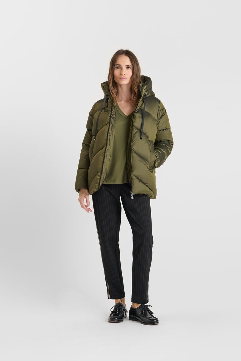 Brookvale Hoody padded jacket LE TEMPS DES CERISES Khaki