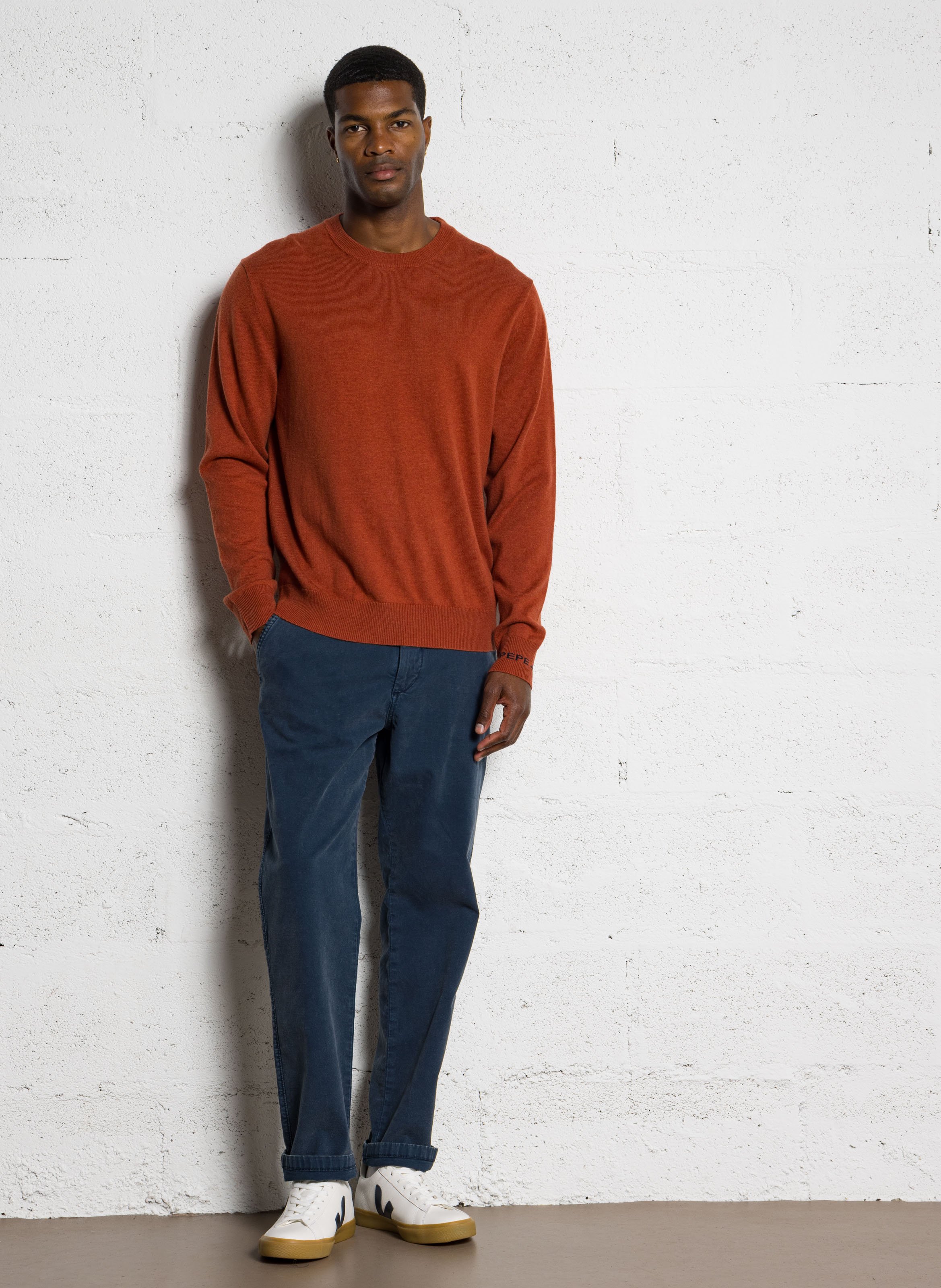 Cotton-blend bucket hat PEPE JEANS Blue