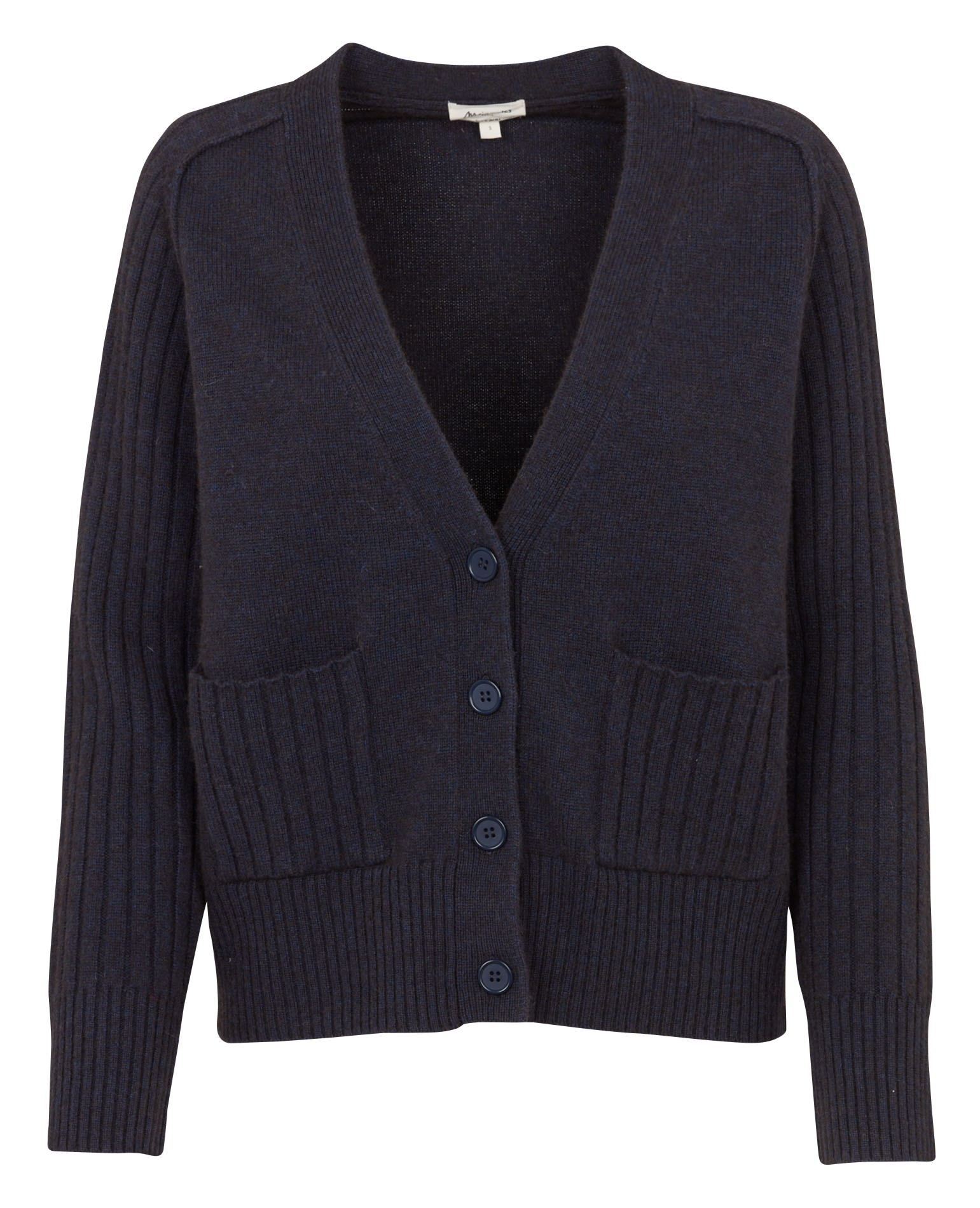 Svenland V-neck wool cardigan MAISON 123 Blue