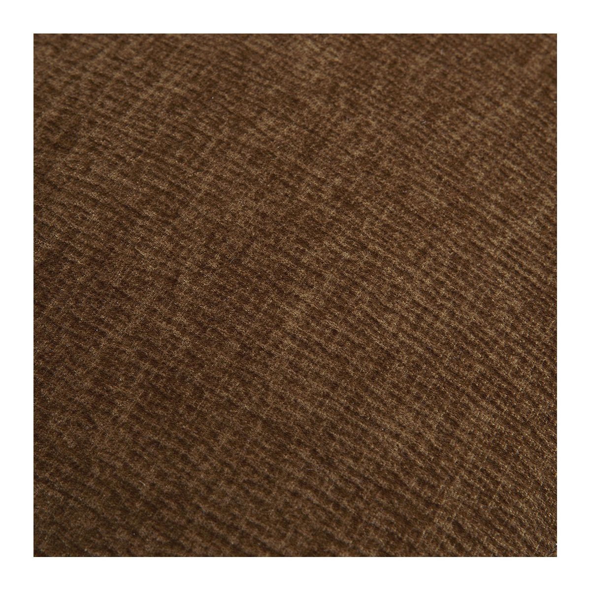 Lisette velvet marble fabric storage bench - tobacco BLANC D'IVOIRE Brown