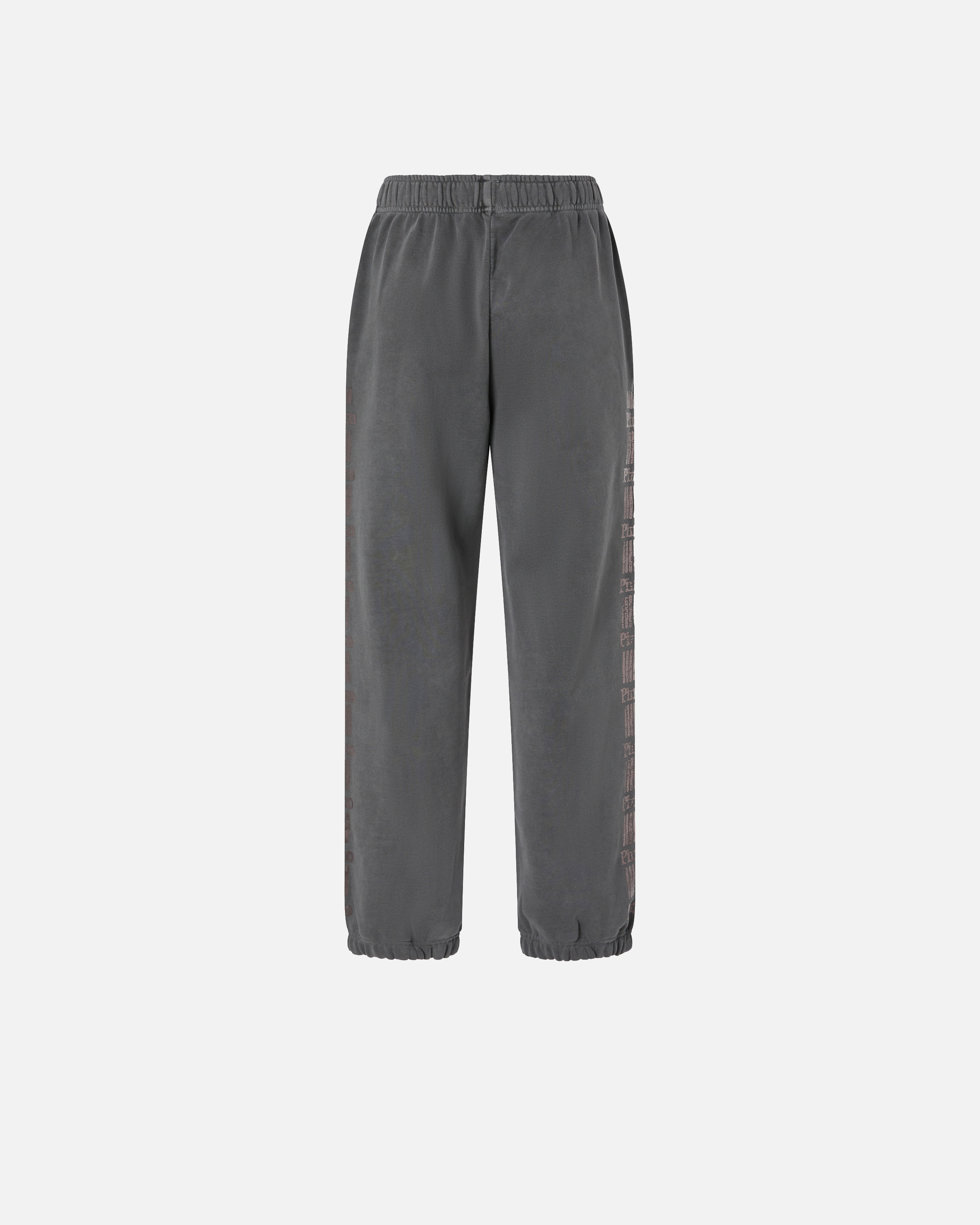 Fleece pants with lame print PINKO Grey