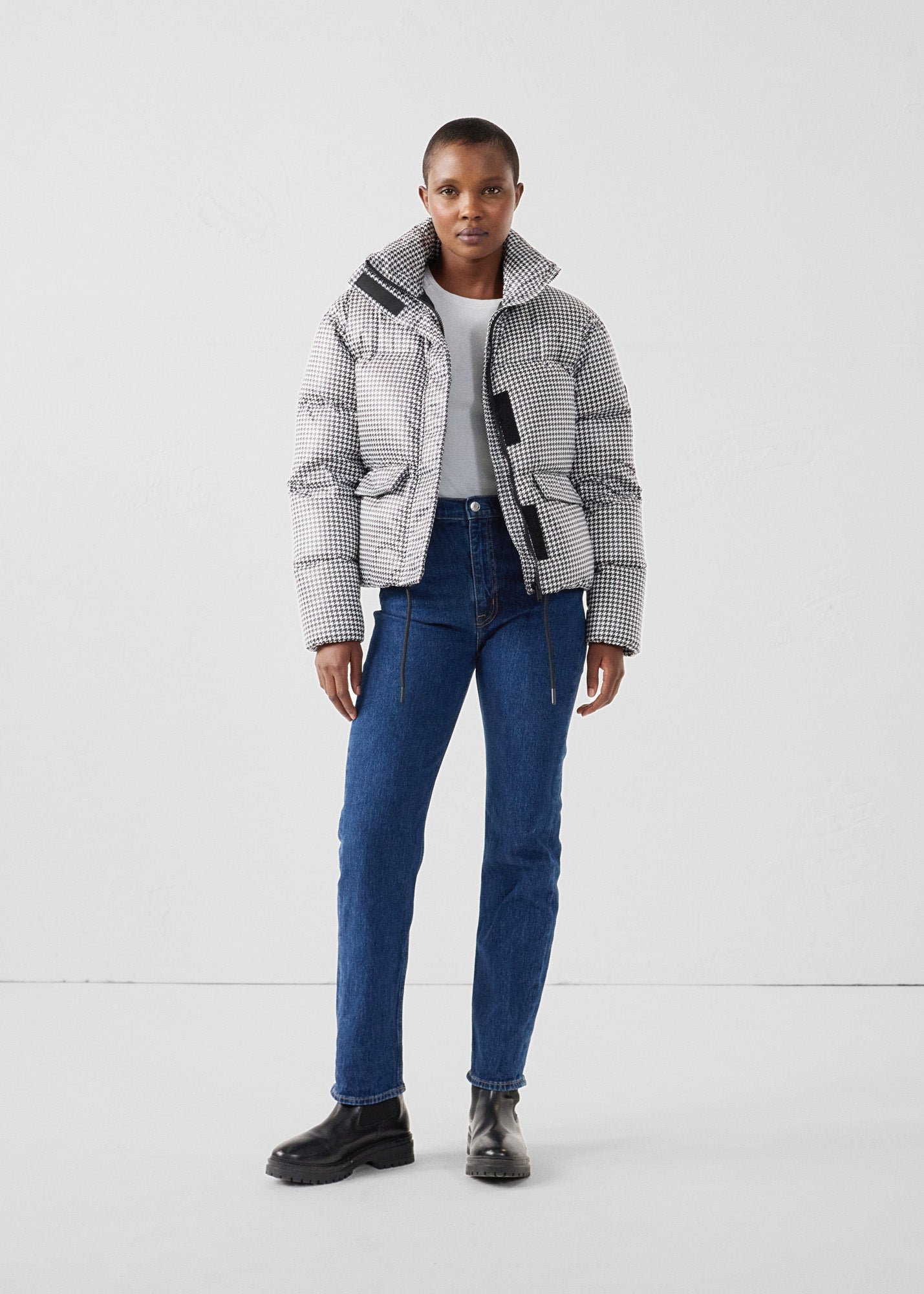 Extreme Cold Puffer Jacket Alicia Multicolor JOTT Black