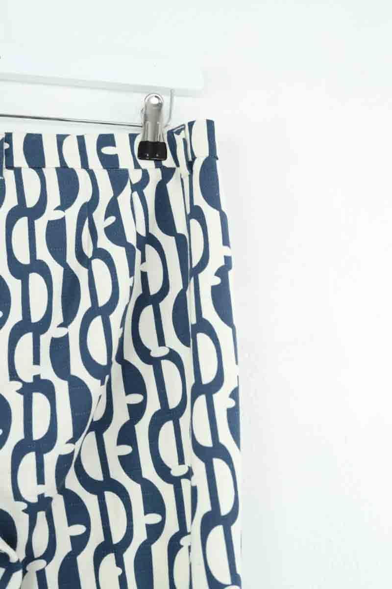 Cropped pants MAX MARA - Seconde Main Blue