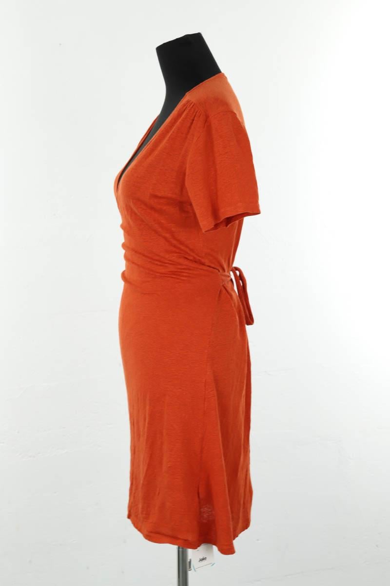 Dress MAJESTIC FILATURES - SECONDE MAIN Orange