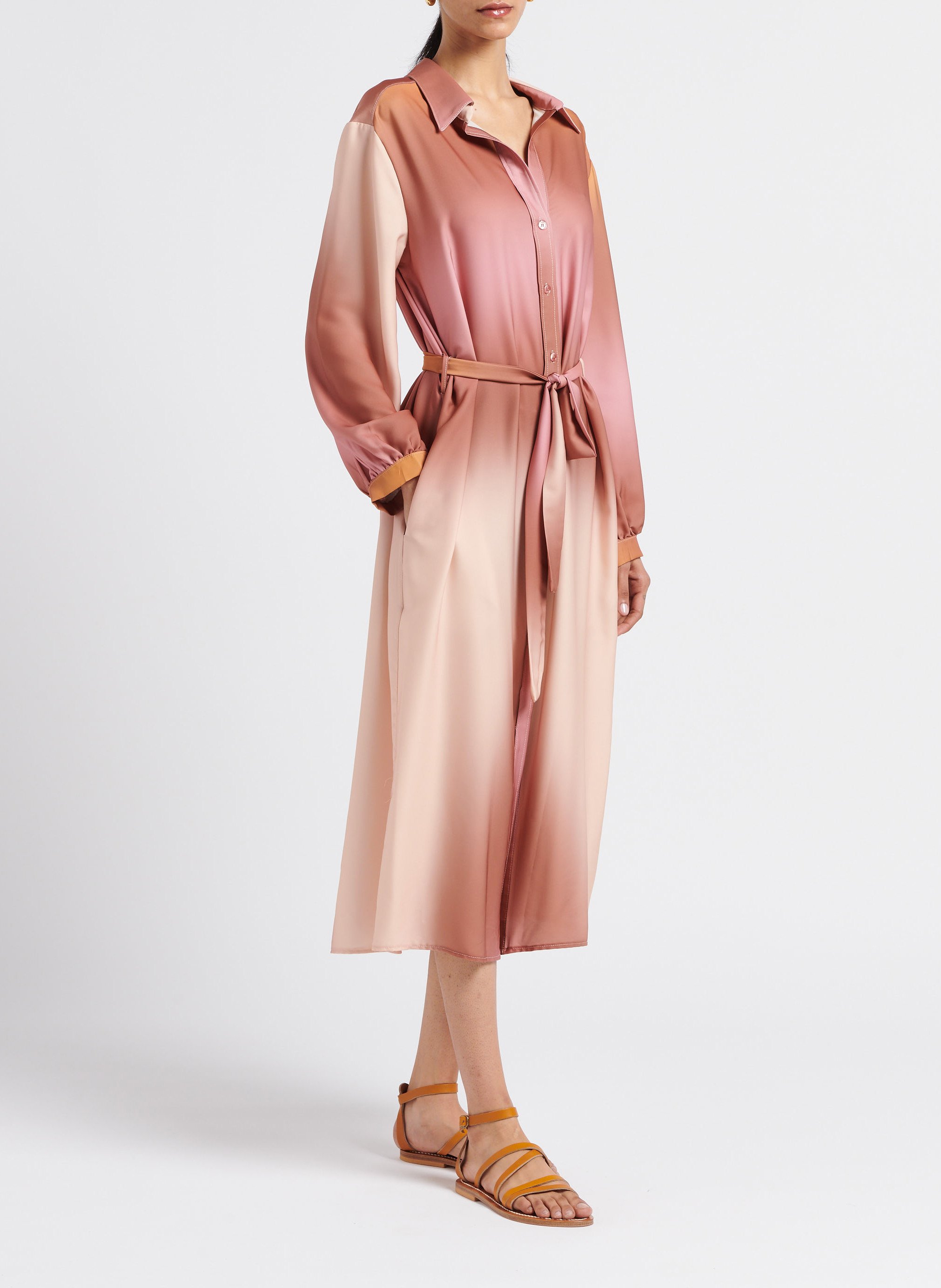 Robe ample col classique IMPERIAL Multicolore