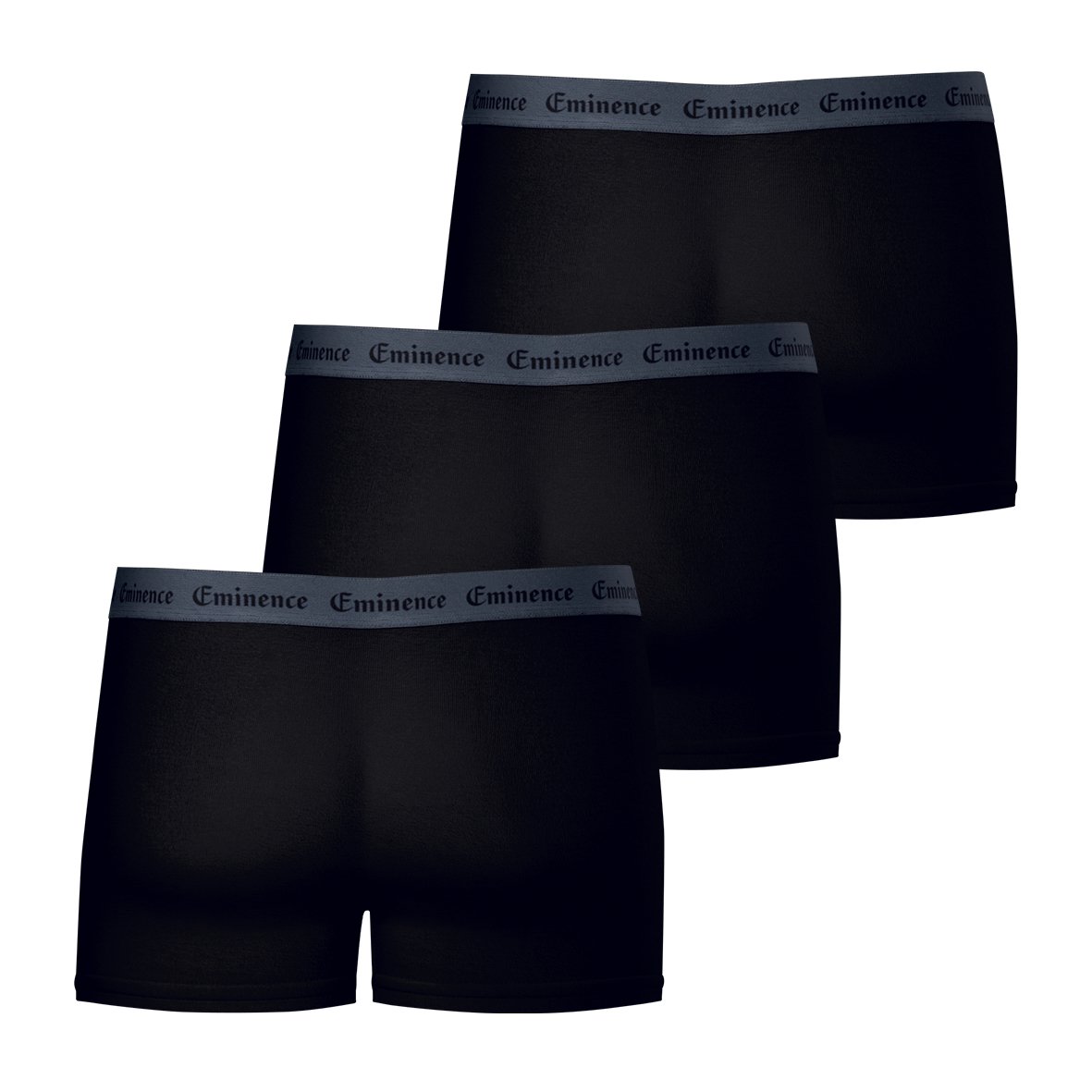 Boxer shorts, pack of 3, business EMINENCE Black
