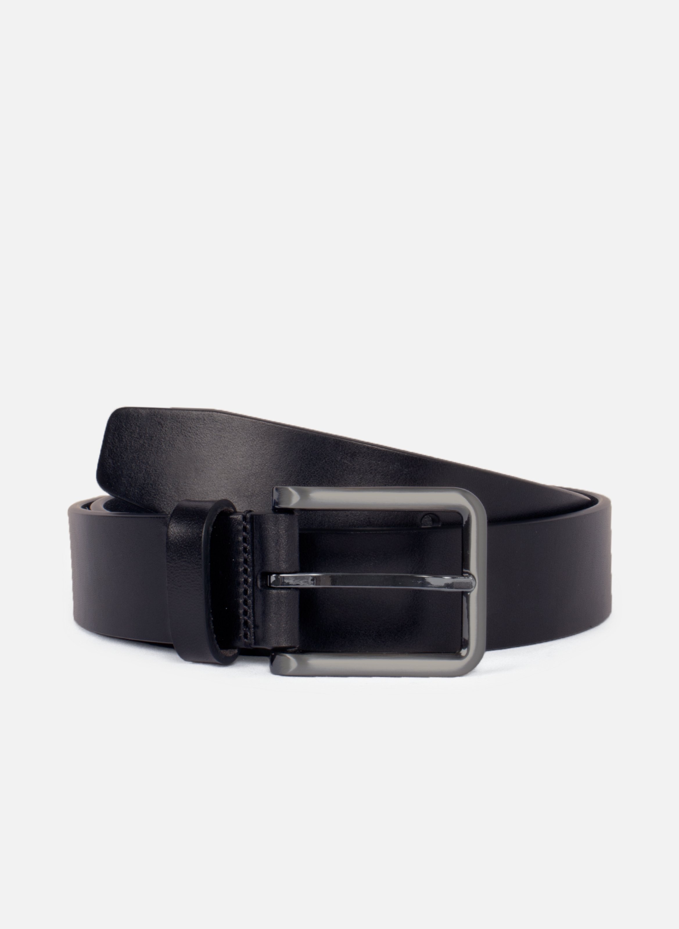 <b>Belt</b> in smooth black leather JULES & JENN Black