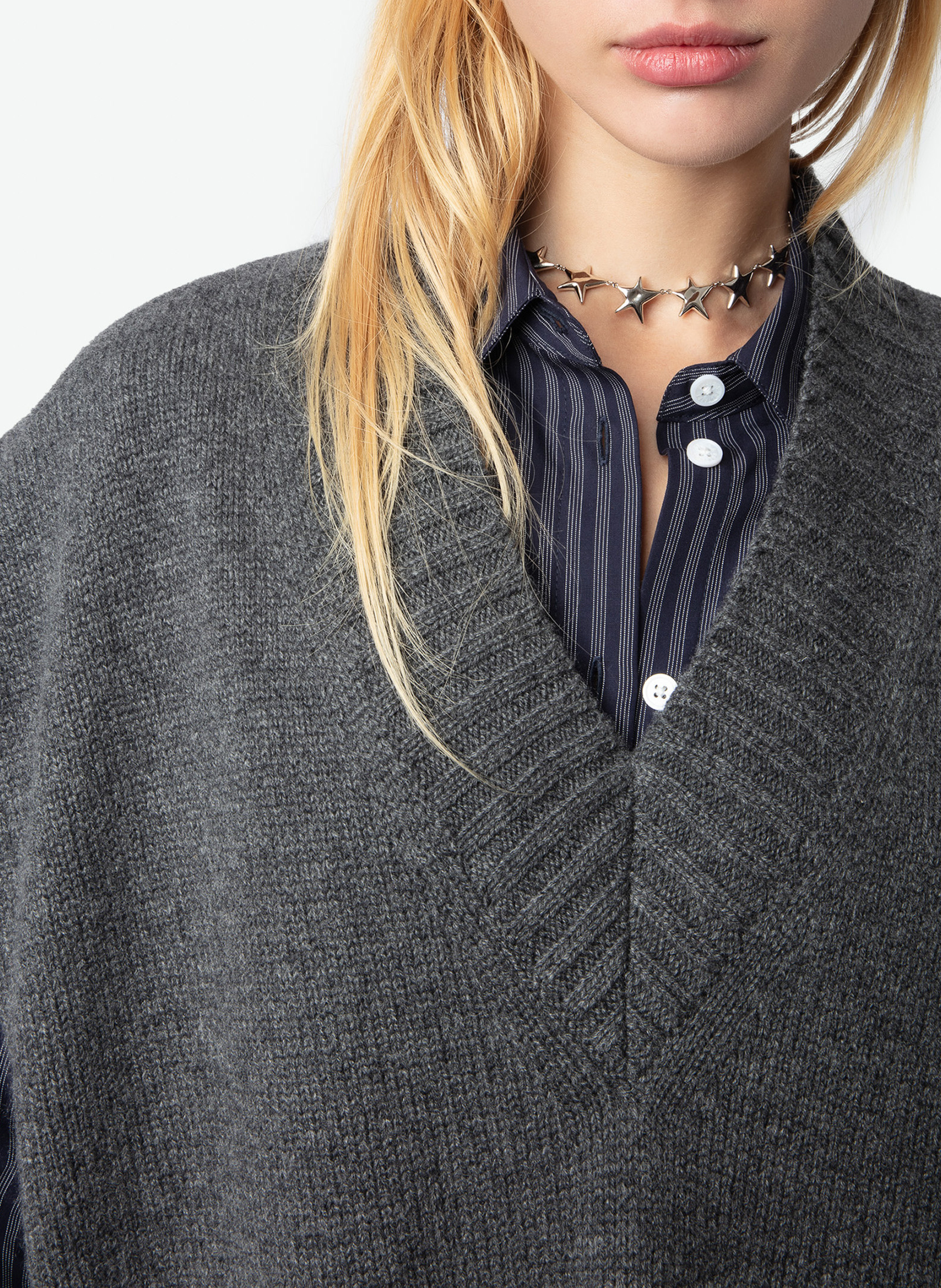 Oversized cashmere sweater ZADIG&VOLTAIRE Grey
