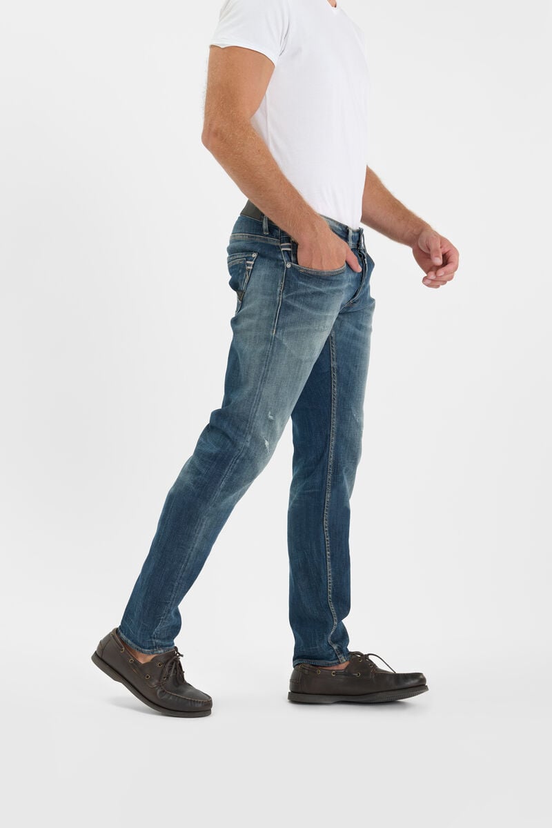 Slim stretch jeans, length 34 LE TEMPS DES CERISES Blue