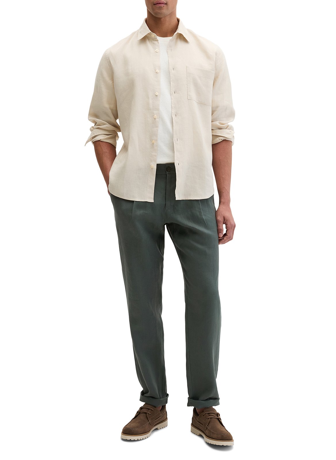 Linen shirt MARC O'POLO Beige
