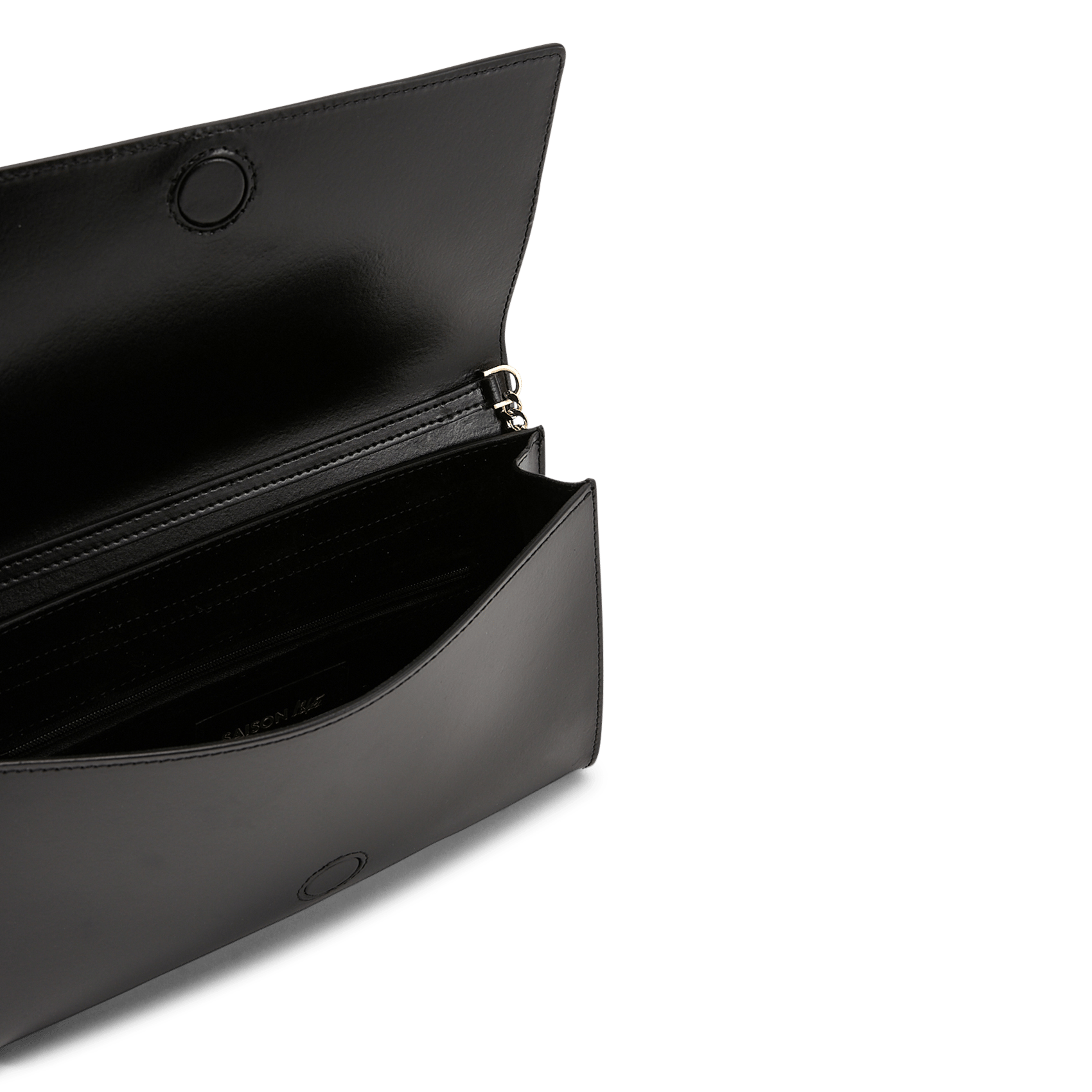 Leren clutch SAISON 1865 Zwart