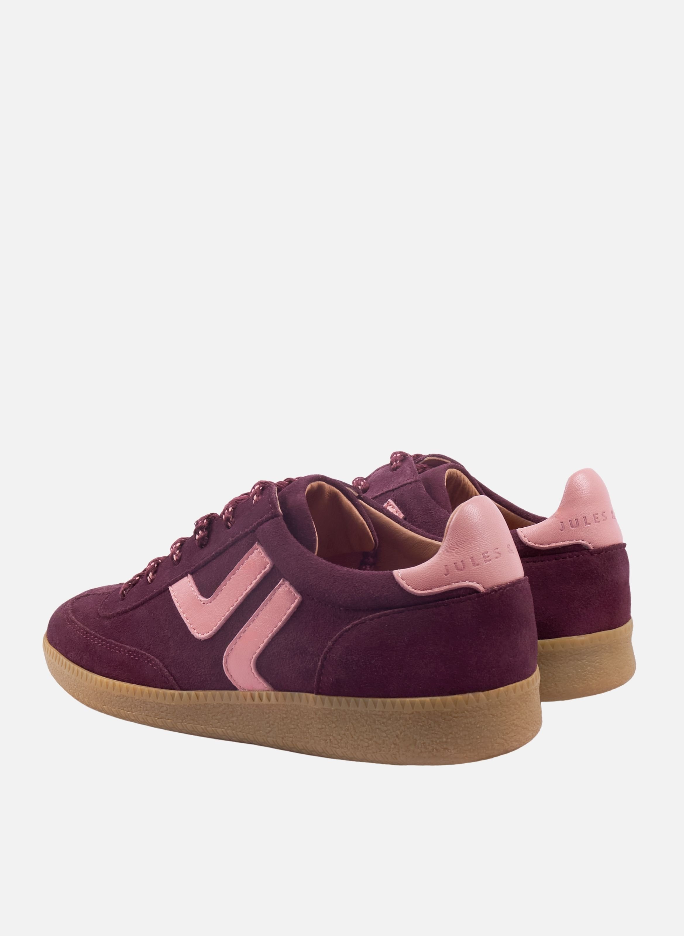 Ninon leather sneakers JULES & JENN Red