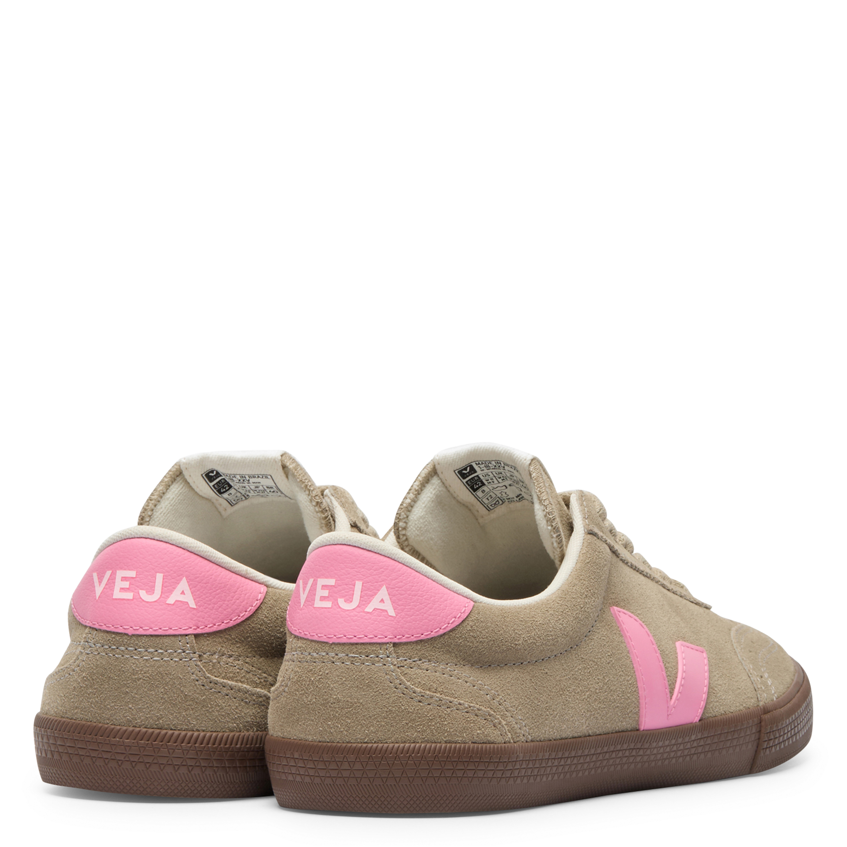 Niedrige Ledersneaker VEJA Rosa