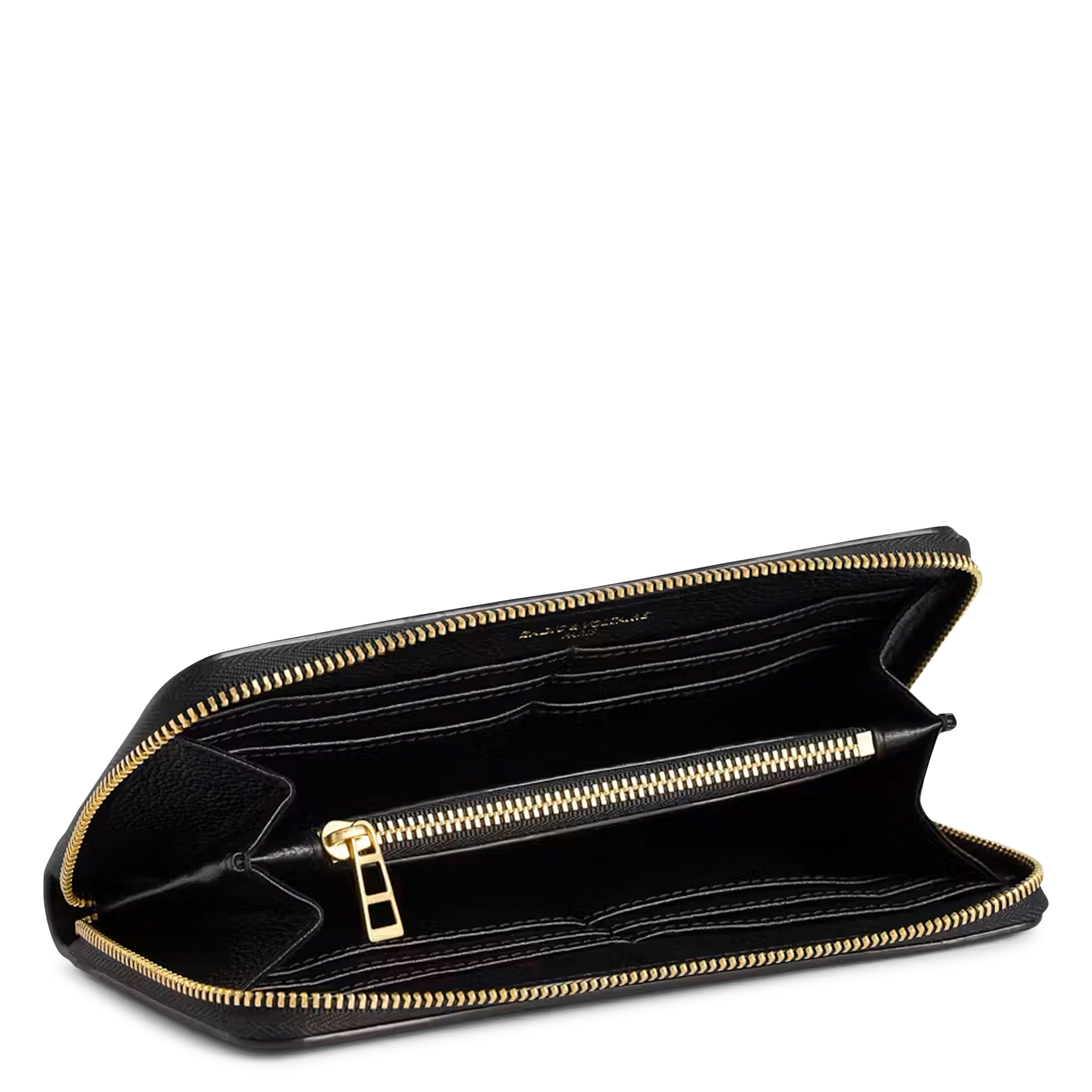 Portefeuille effet python en cuir ZADIG&VOLTAIRE Noir