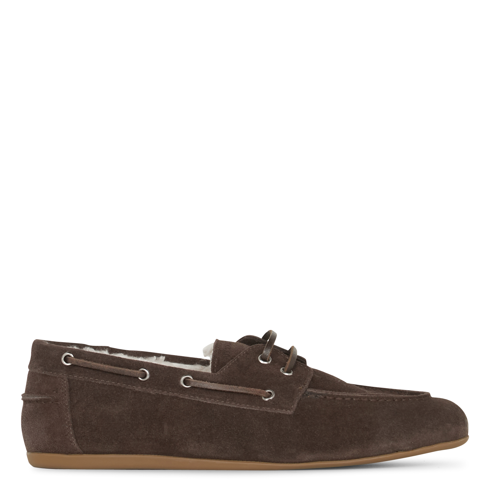 Chaussures bateau en cuir JB MARTIN Marron