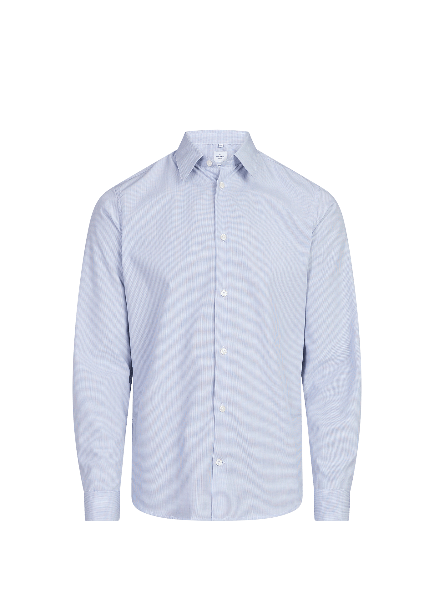 Slim-fit cotton Icareau-S shirt AU PRINTEMPS PARIS Blue