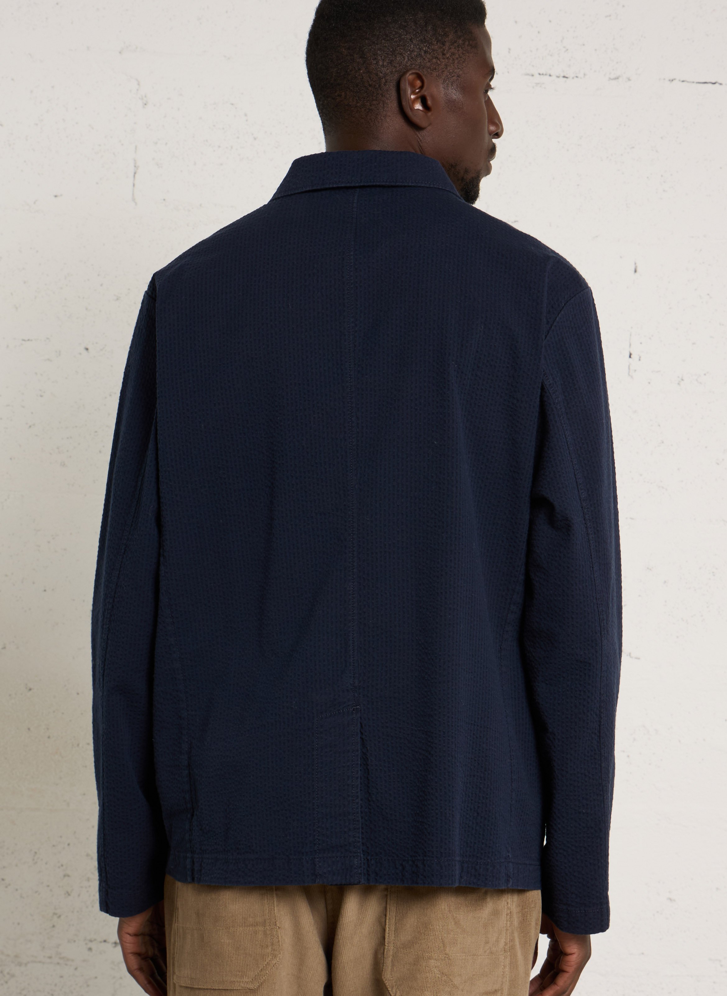 Katoenen jas met klassieke kraag PEPE JEANS Blauw