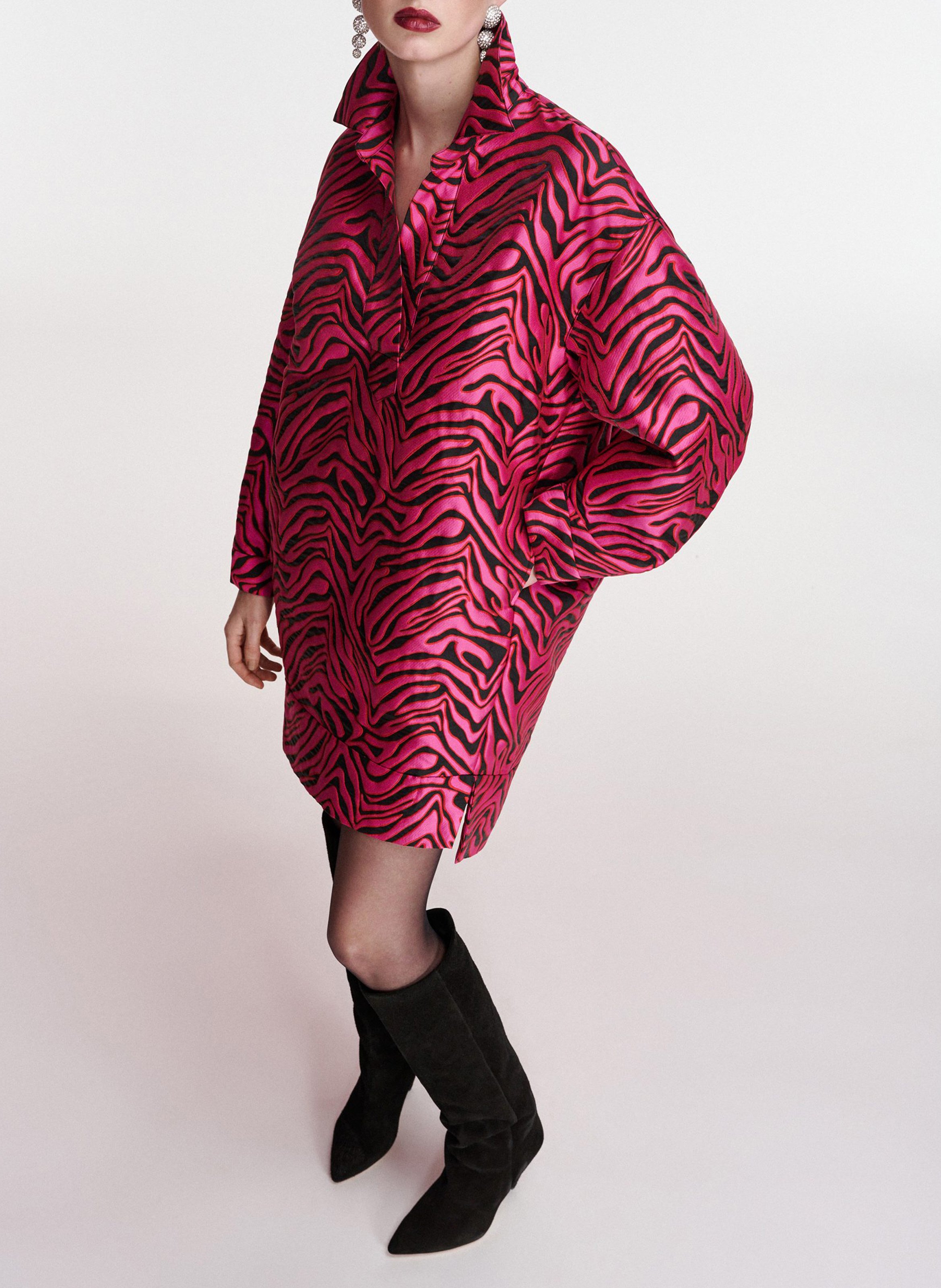 Robe courte large imprimée ESSENTIEL ANTWERP Rose