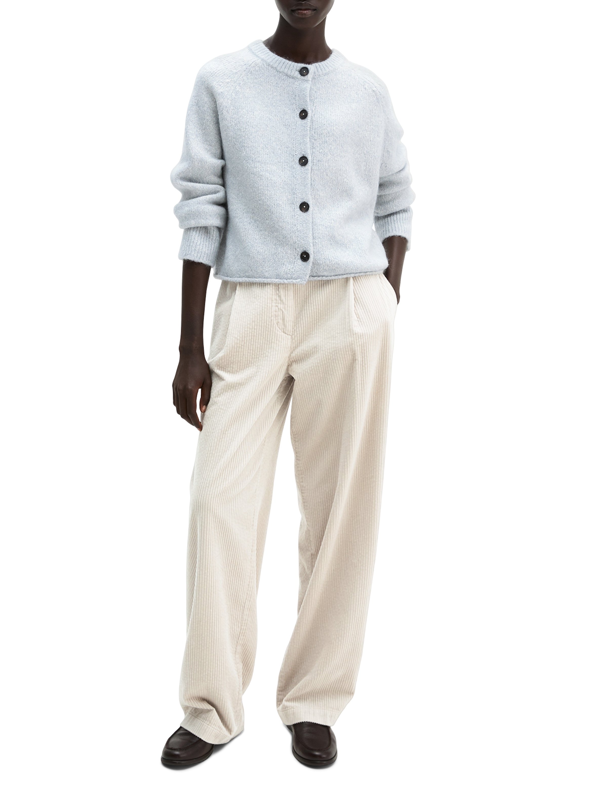 Vest met ronde hals - katoenblend MARC O'POLO Blauw
