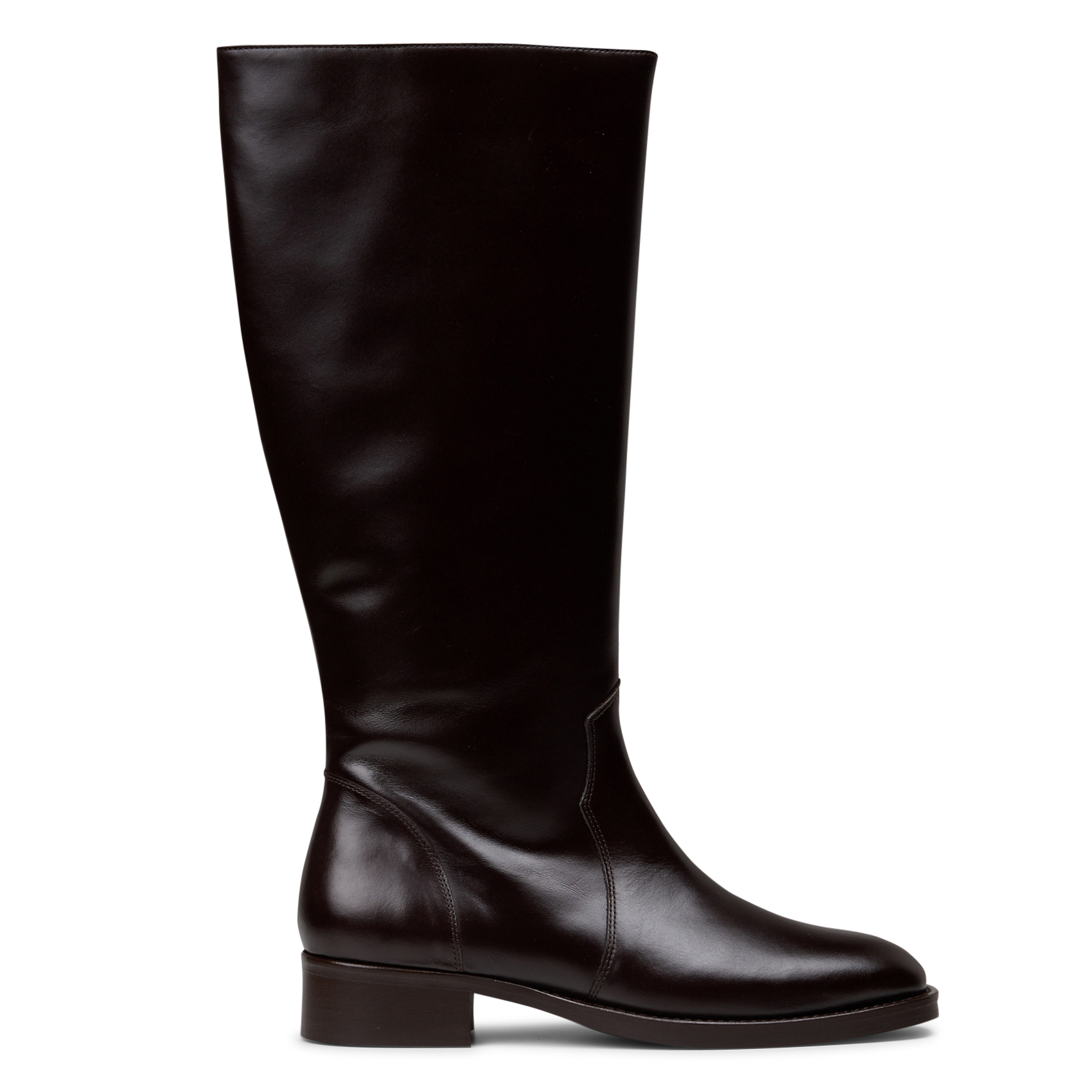 Bottes en cuir MAISON 123 Marron