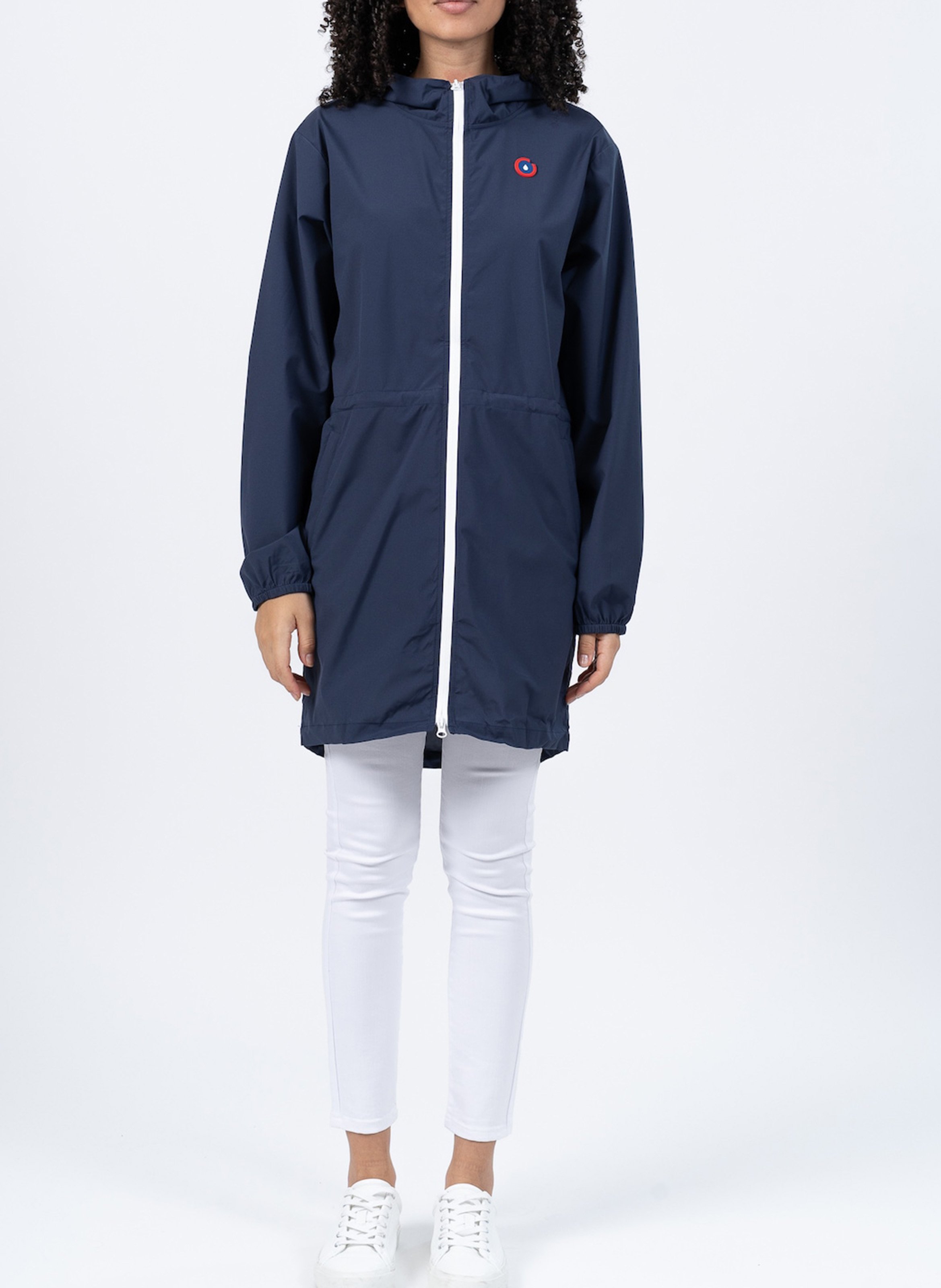 Imperméable long à capuche convertible  FLOTTE